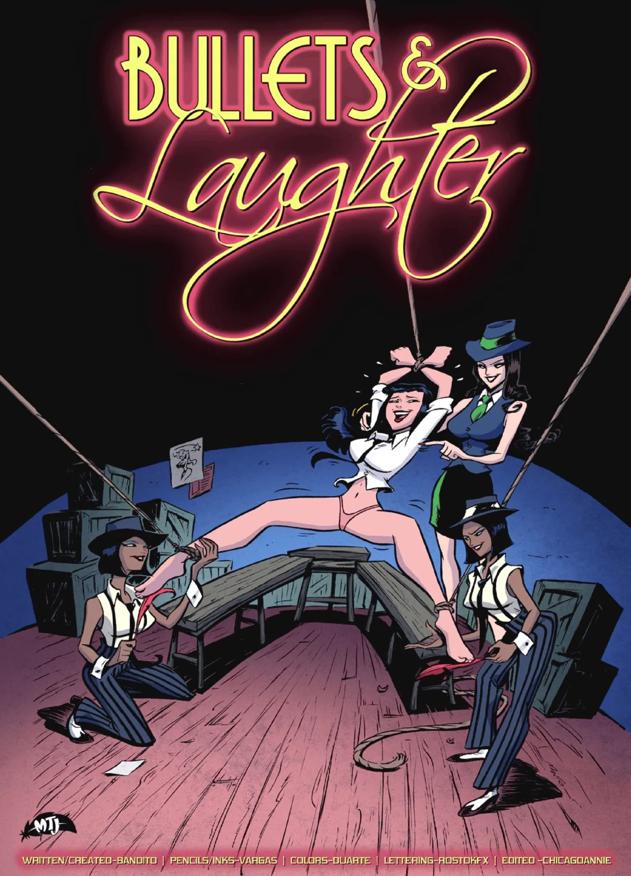 Bullets &amp; Laughter 1-4 page 1 full