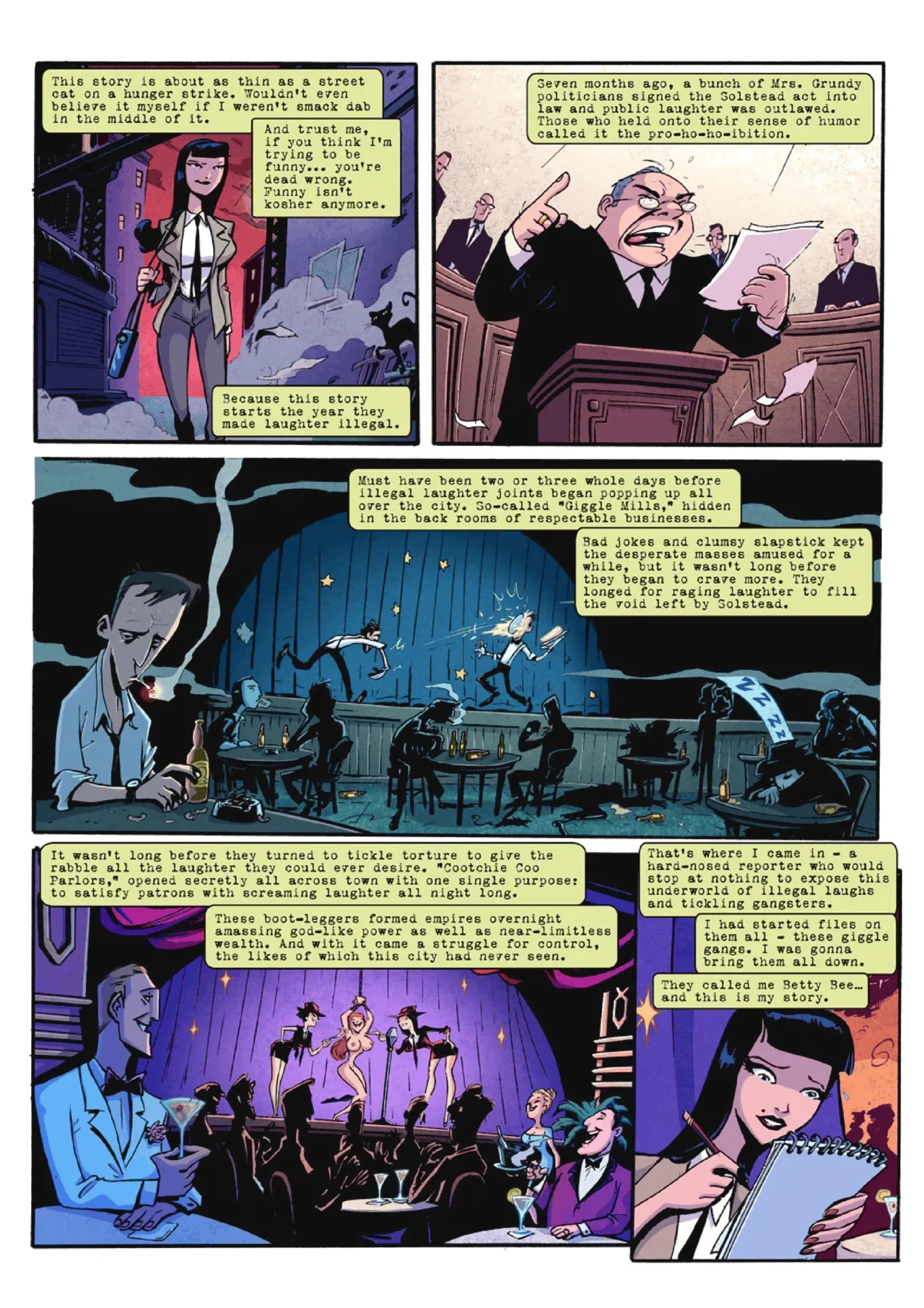 Bullets &amp; Laughter 1-4 page 2 full