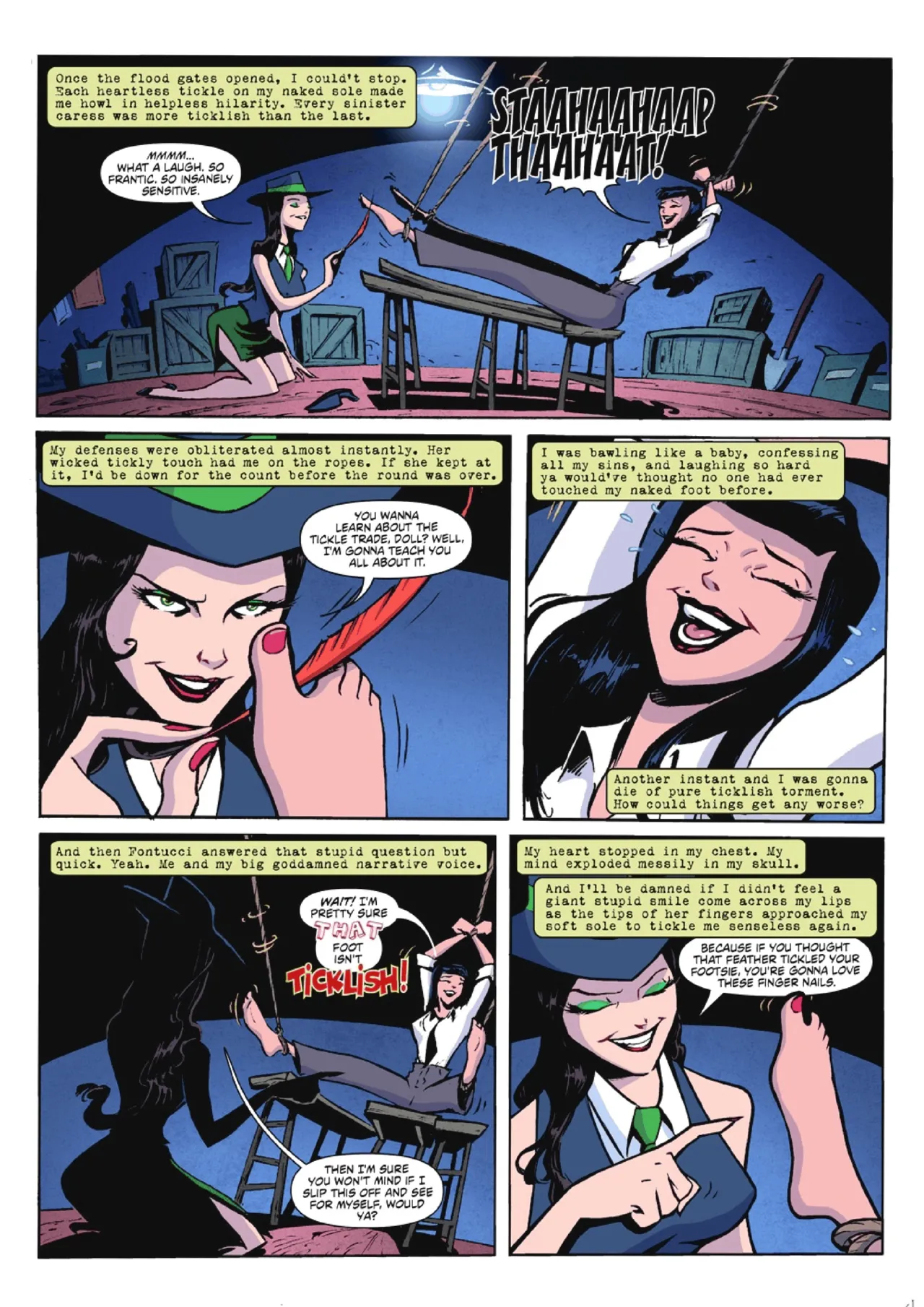 Bullets &amp; Laughter 1-4 page 6 full