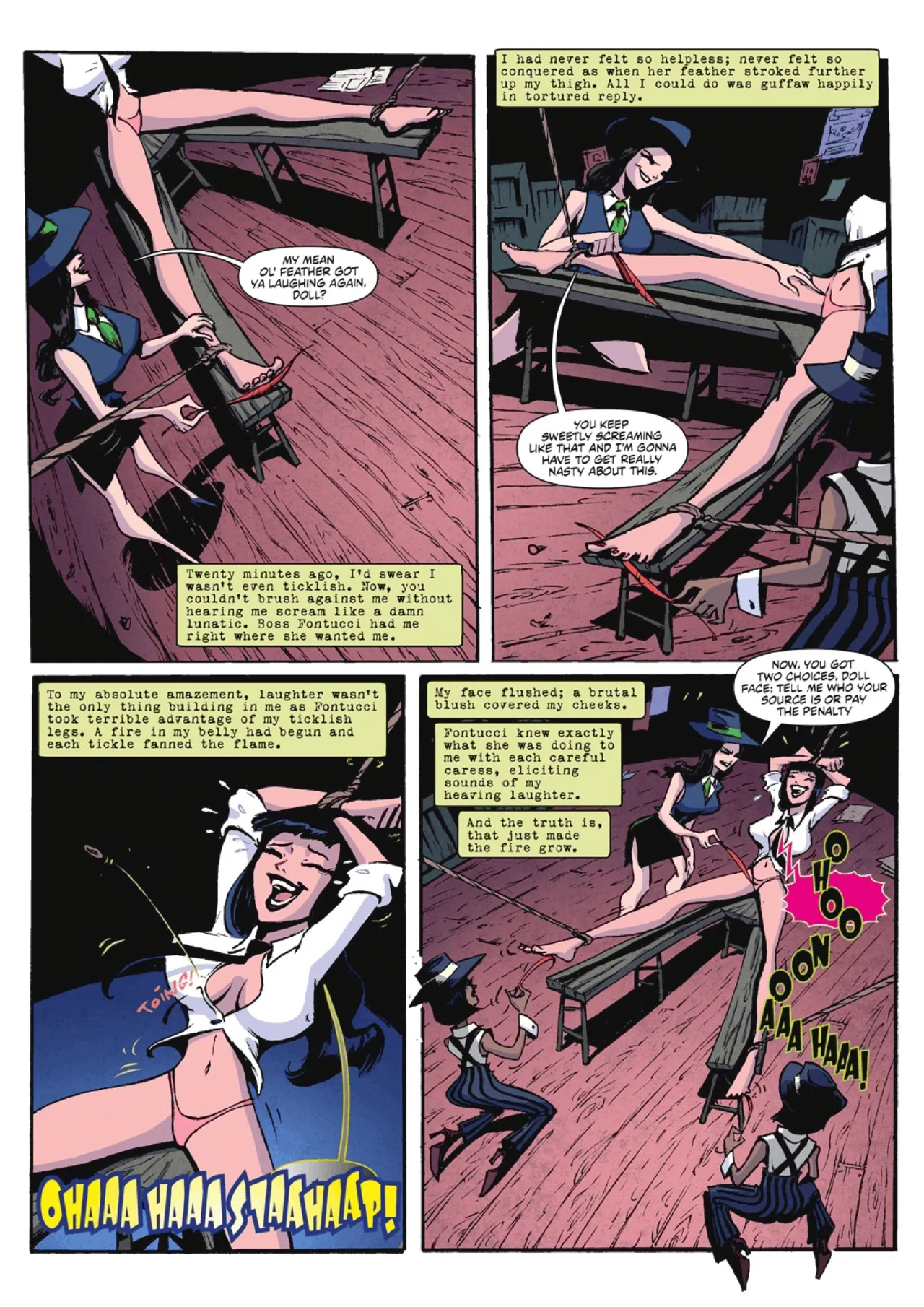 Bullets &amp; Laughter 1-4 page 8 full