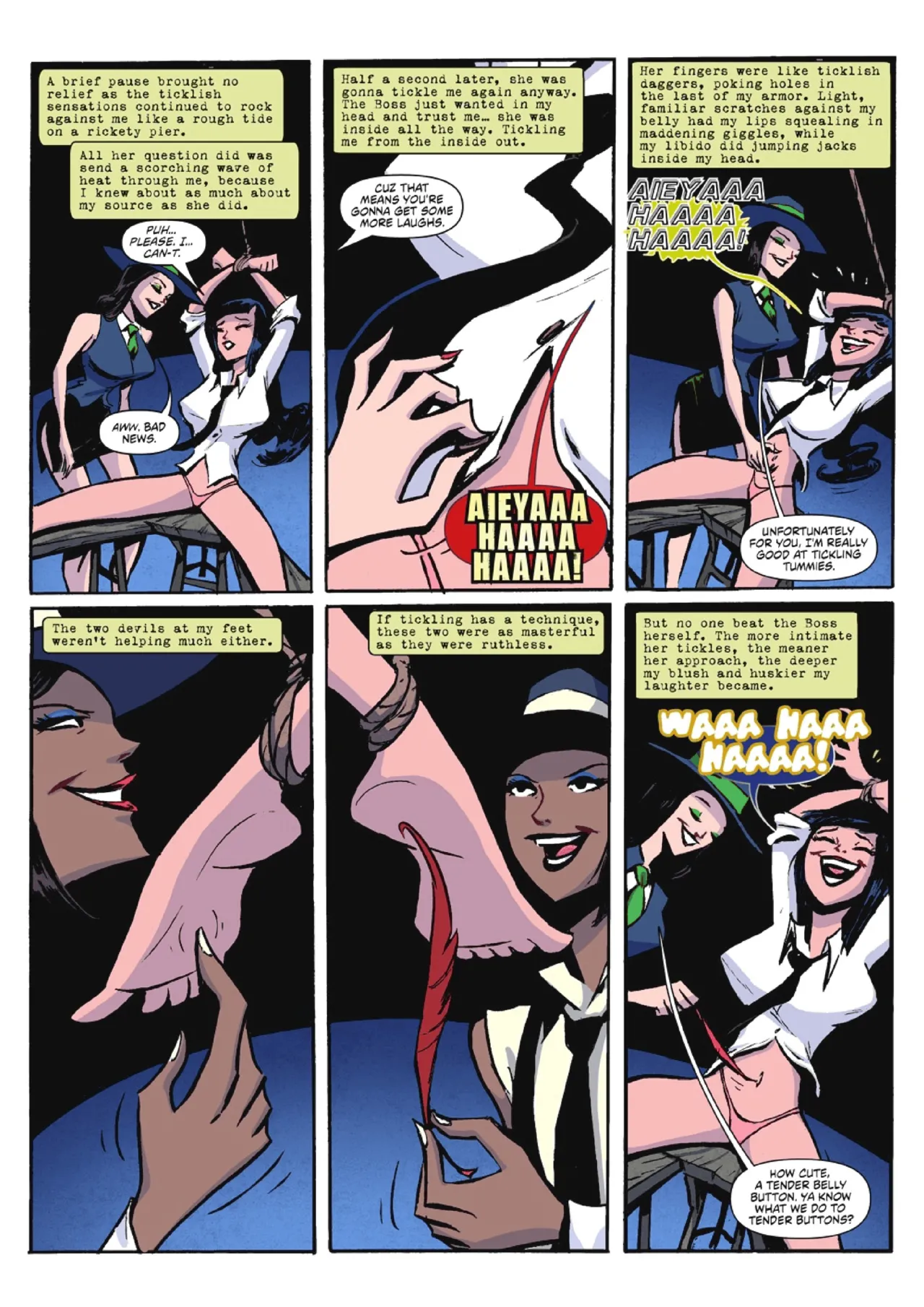 Bullets &amp; Laughter 1-4 page 9 full