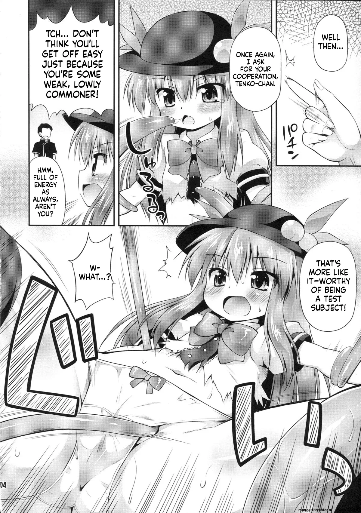 Tenshi-chan to Shokushu Jikken!? - Tentacle experiment with Tenshi-chan!? page 3 full