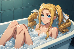 Selnia "Drills" Flameheart Bathtube