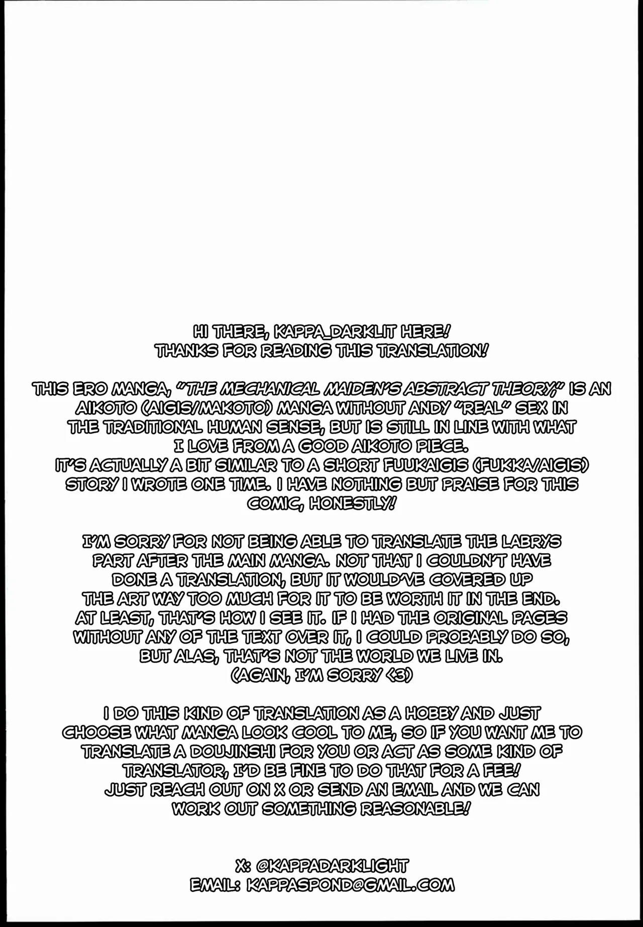 Kijou no Kuuron | The Mechanical Maiden's Abstract Theory page 2 full