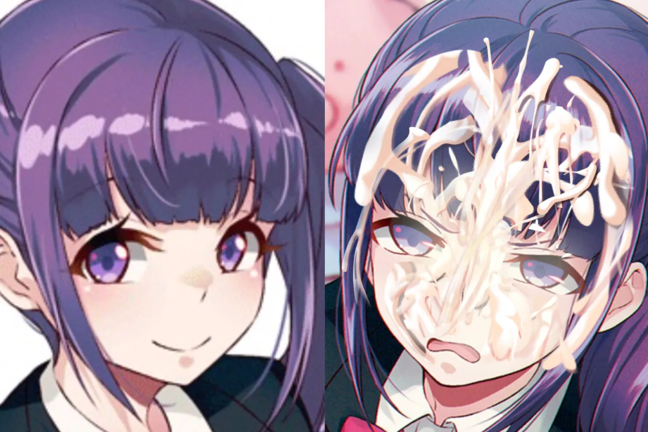 Iya na Kao Sarenagara Opantsu Misete Moraitai Facial cumshot on twin sisters page 10 full