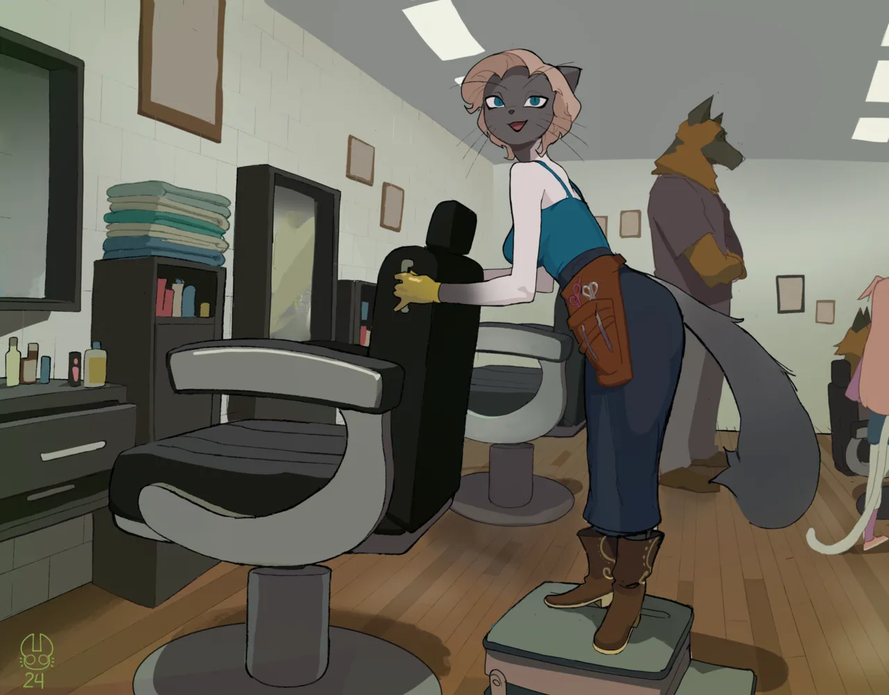 Catgirl Salon page 3 full