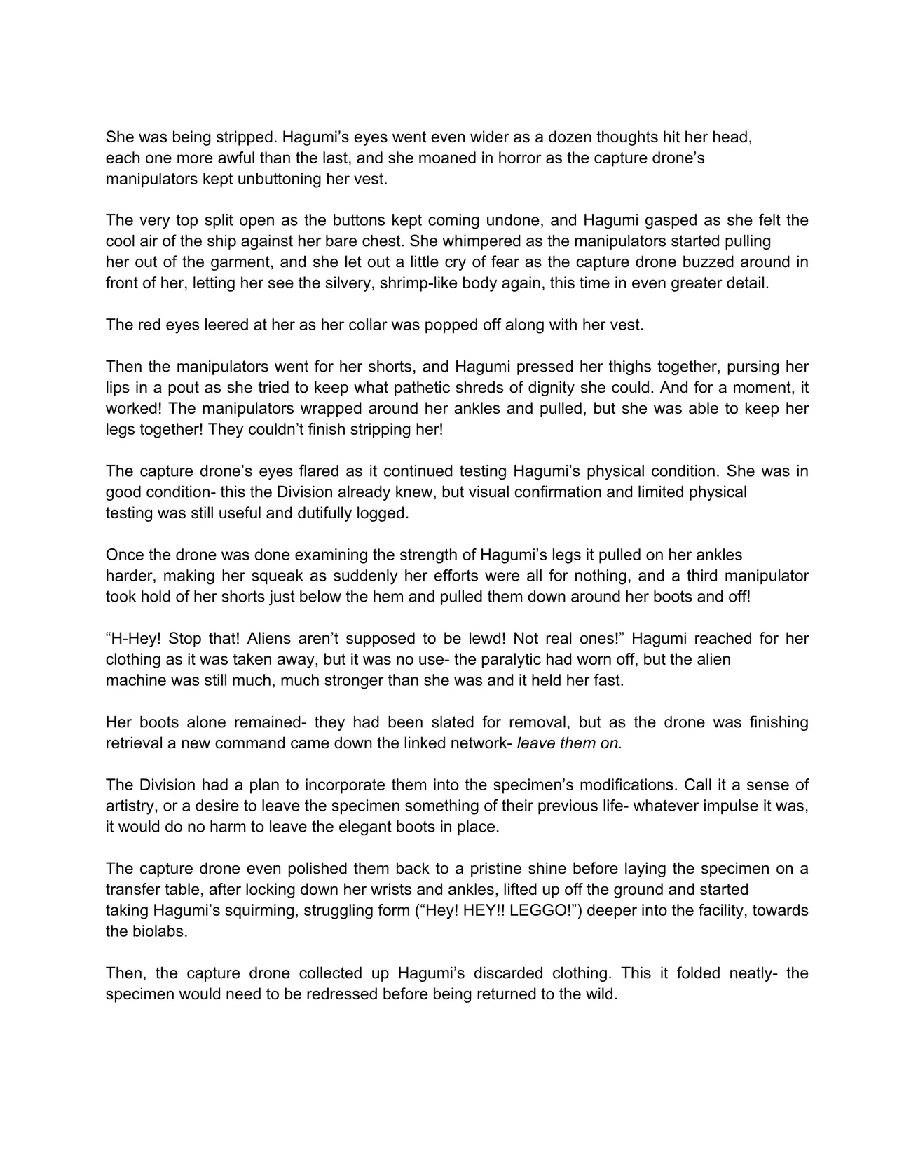 Hagumi makes first contact page 9 full