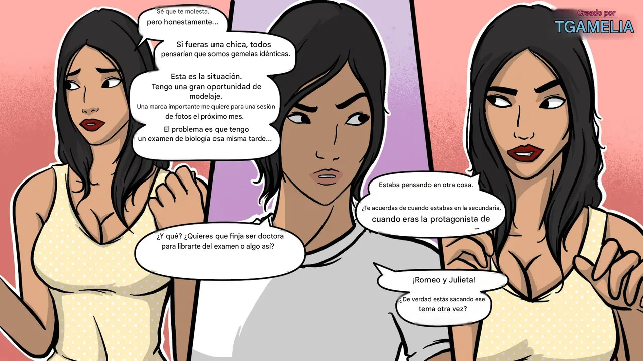 The Model Twin Spanish page 8 full