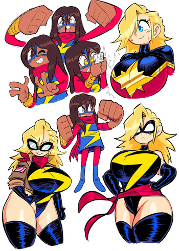 Comic book girls by Theguywhodrawsalot cover