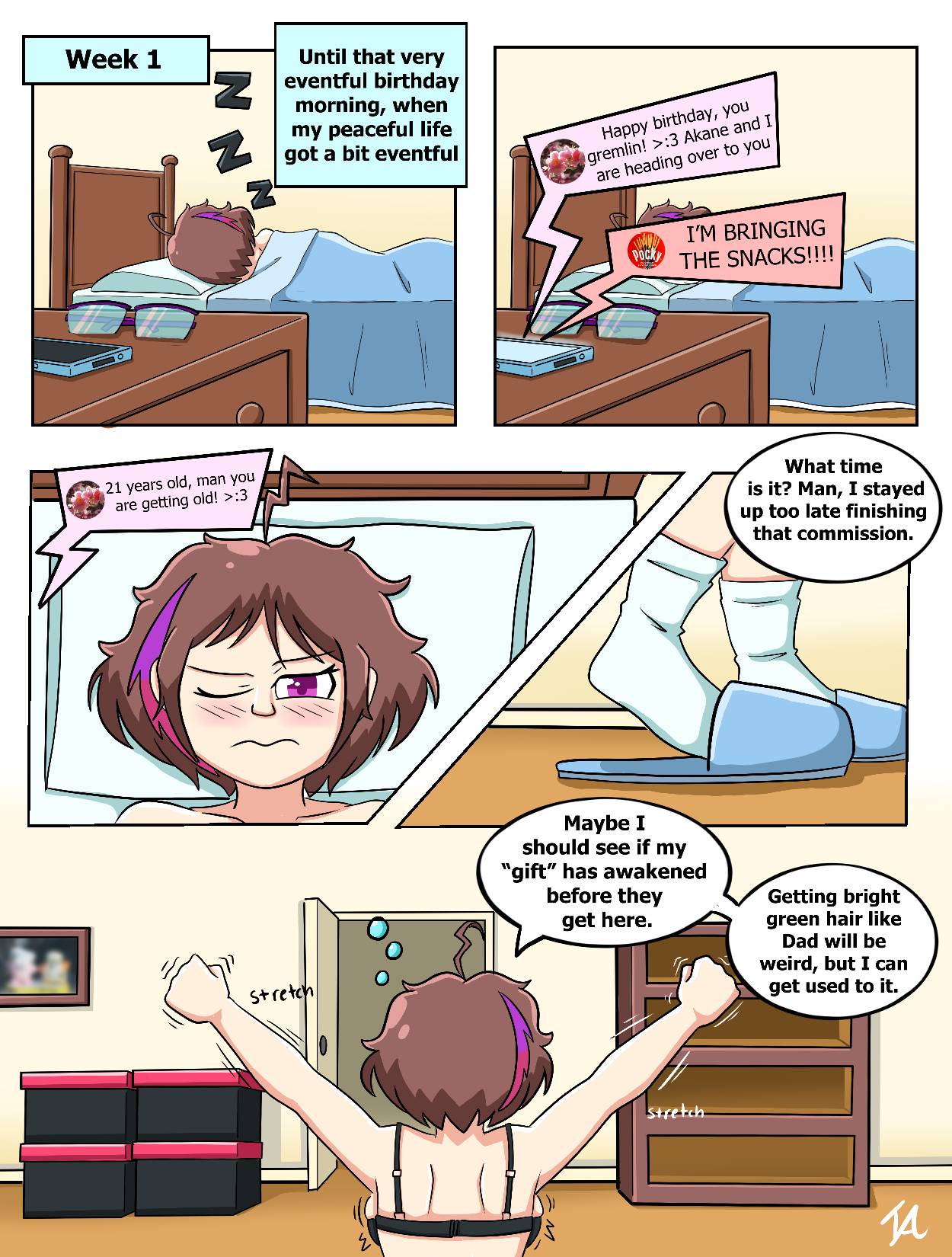 A growing artist page 3 full