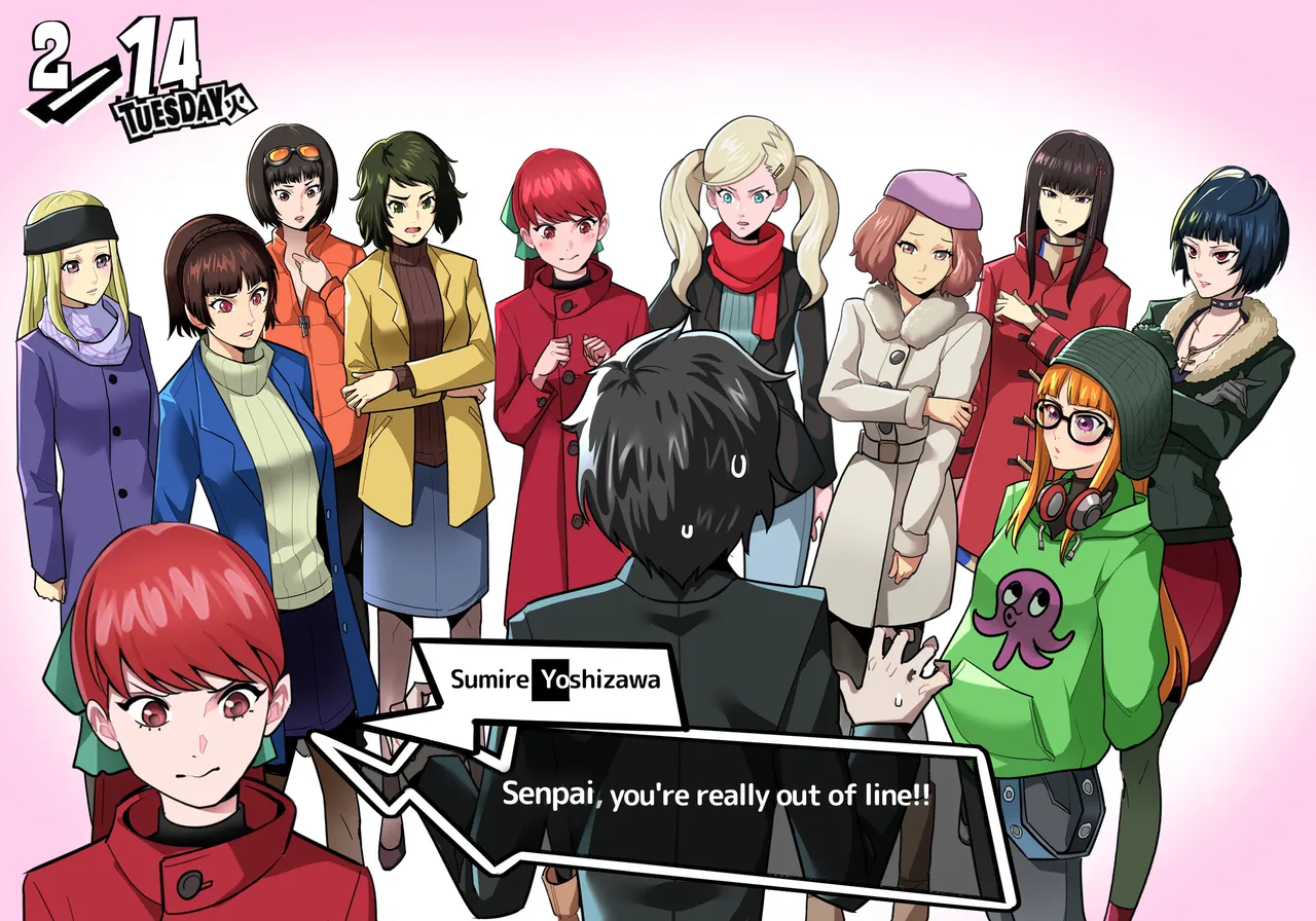P5 The Harem King's Valentine's Day! page 7 full