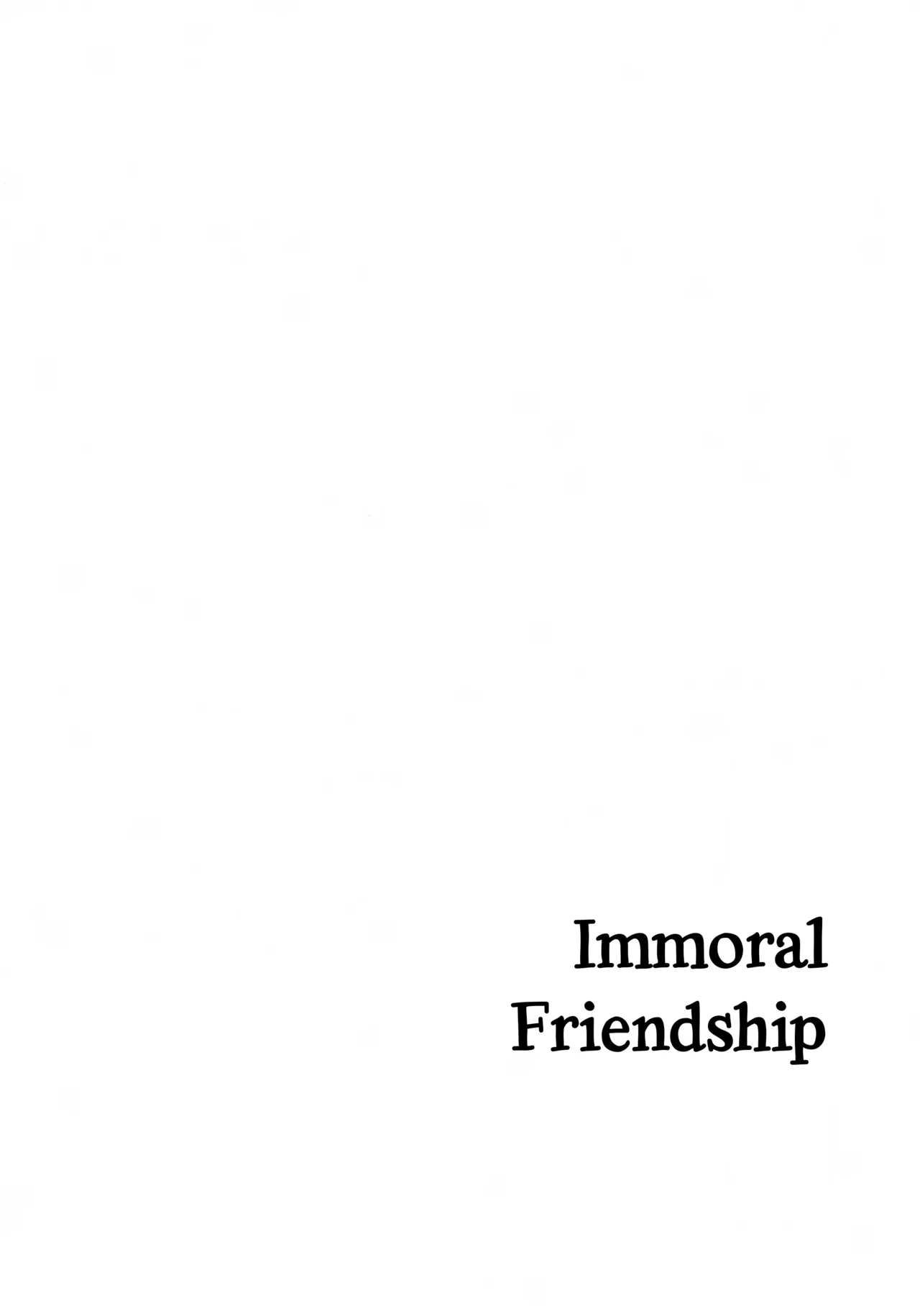 Tsumibukai Yuujou | Immoral Friendship page 3 full
