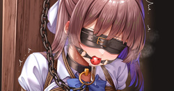 目隠し股縄責めシチュ（バイブ責め/事後/目隠し無し差分付き）