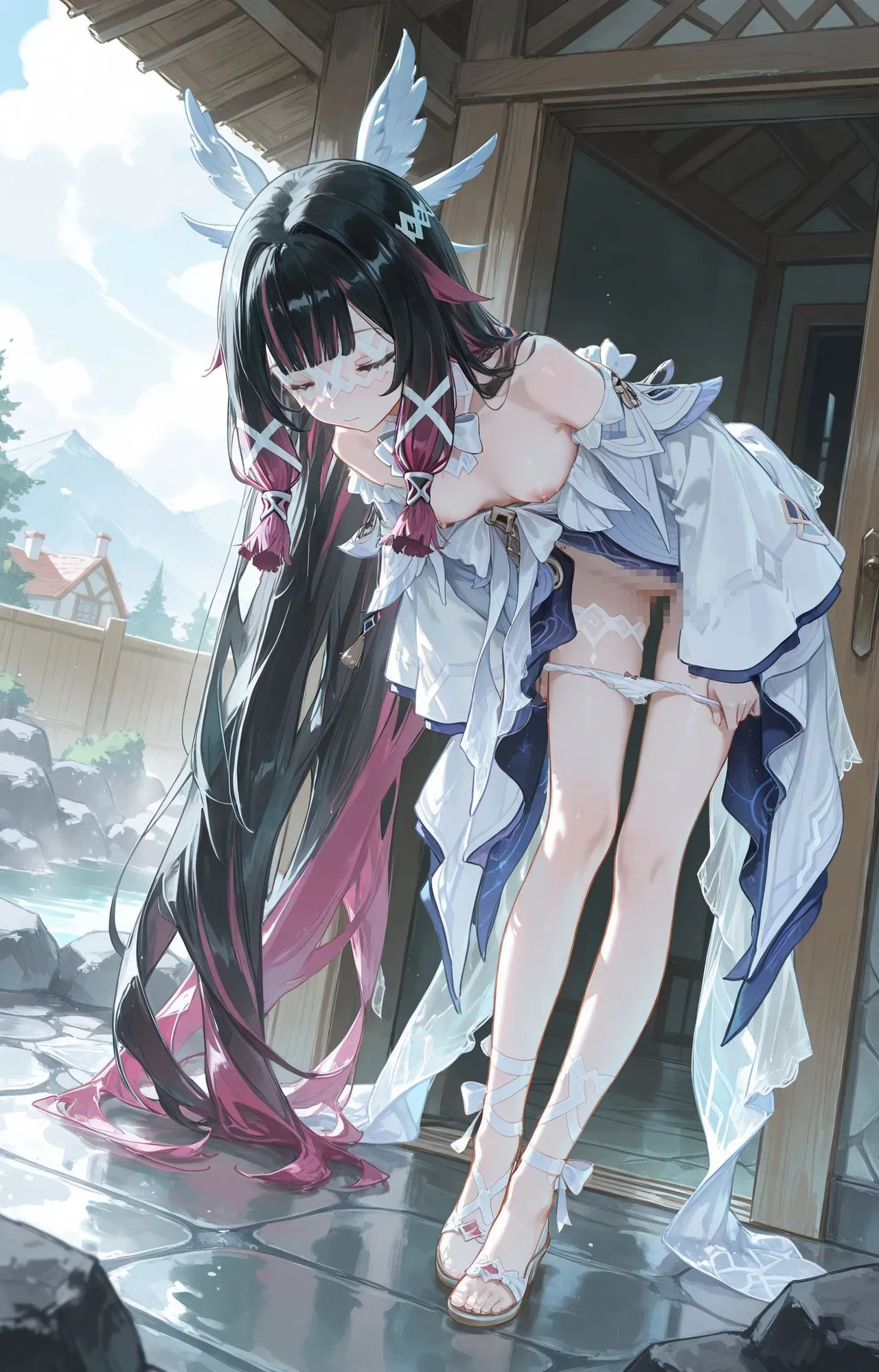 【星柱力】  コロンビーナ、男湯に挑戦 page 7 full