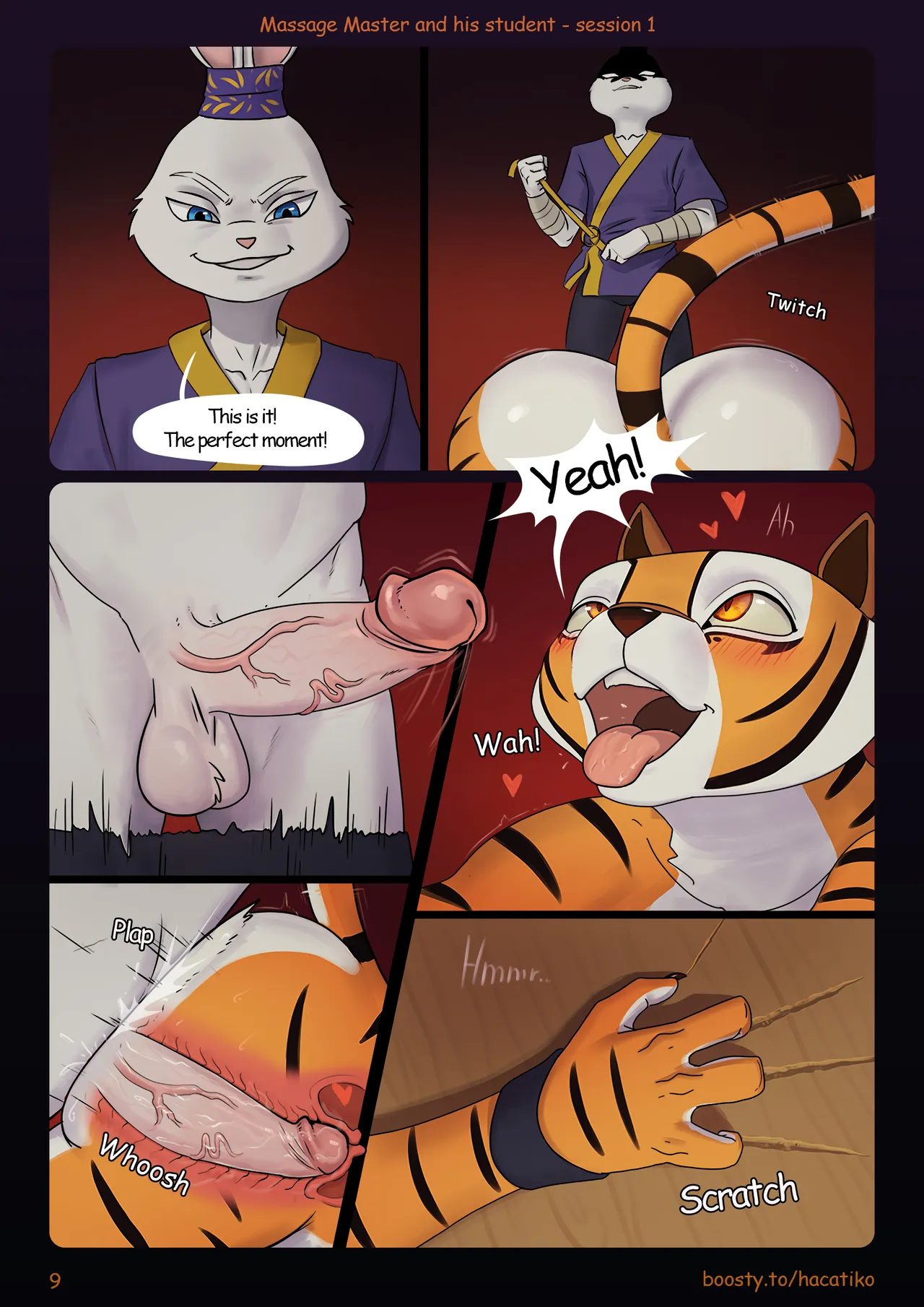 Massage master and his student - Session 1 page 10 full
