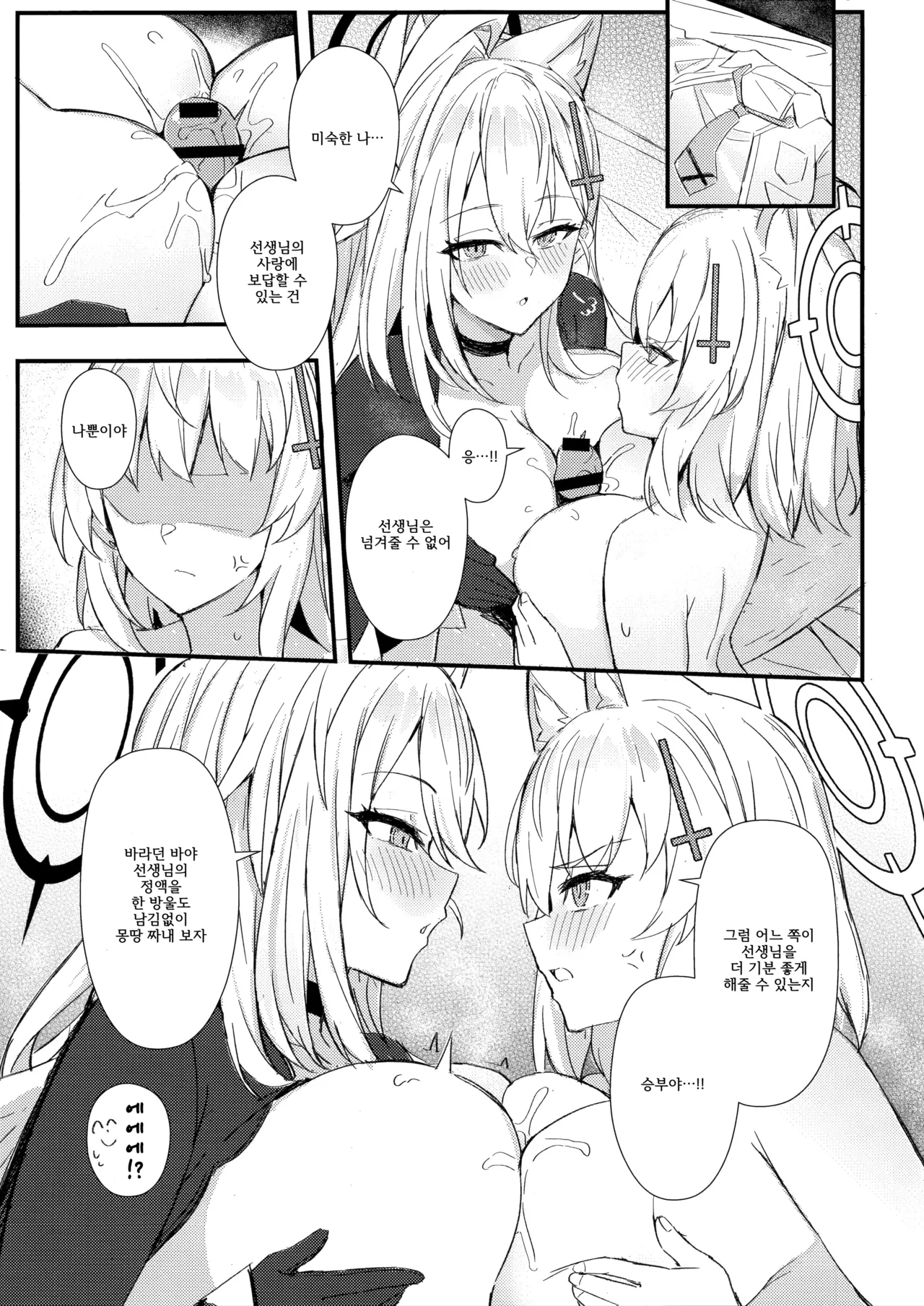 Shiroko-tachi wa Sensei no ○○○ ga Hoshii page 8 full