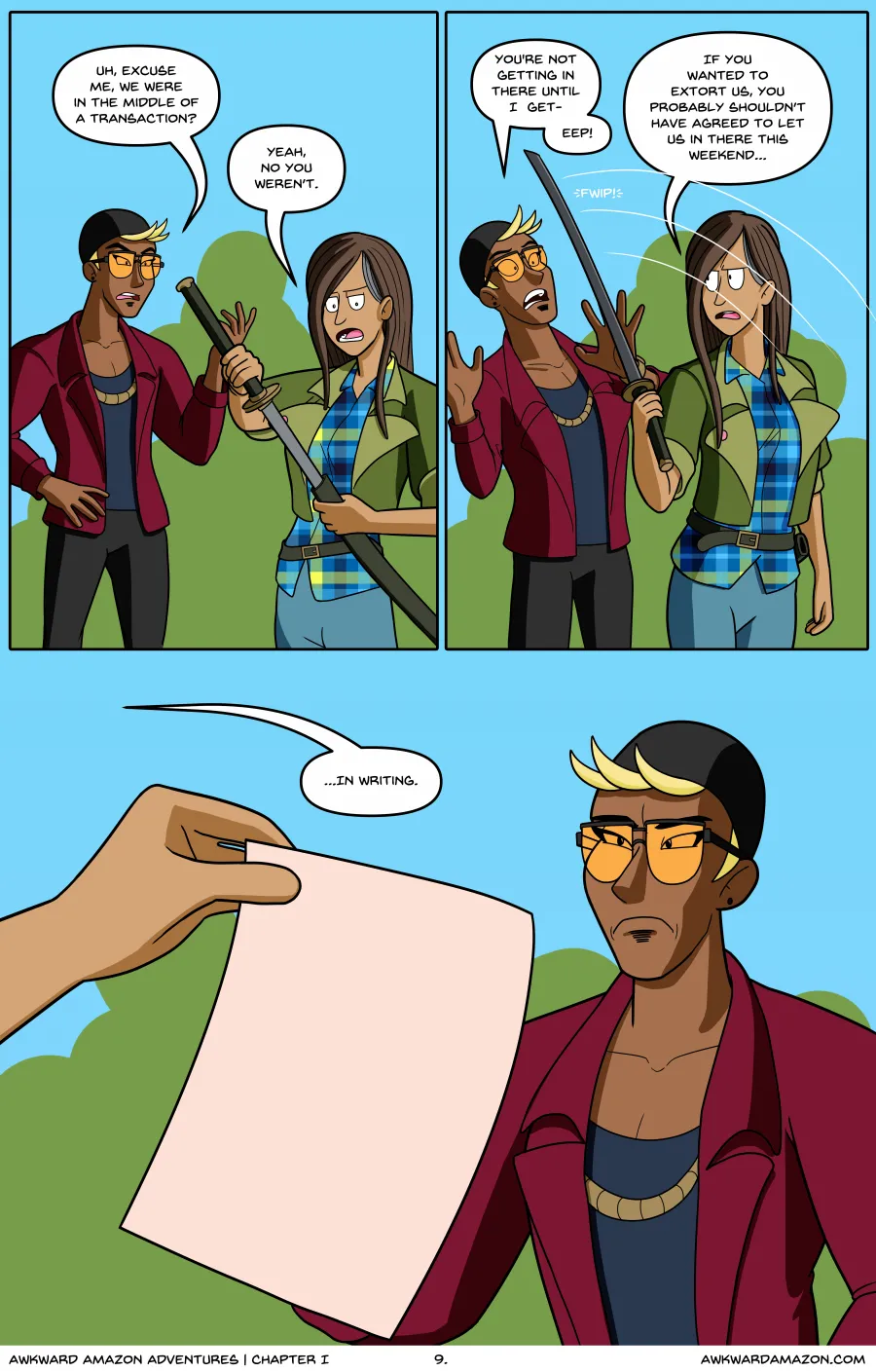 Awkward Amazon Adventures page 10 full