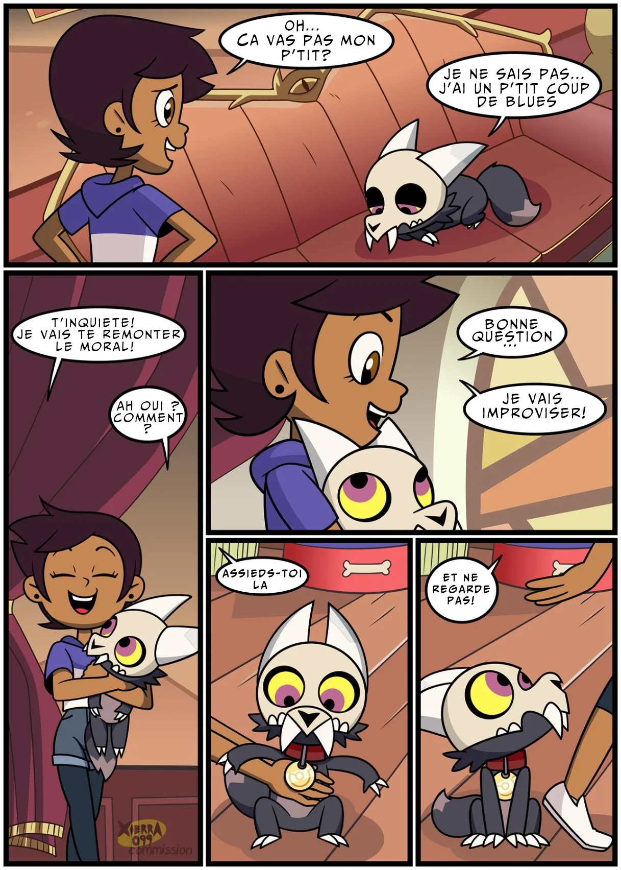 The Owl house - After Dark: King's Cheer up/Dress up party page 2 full