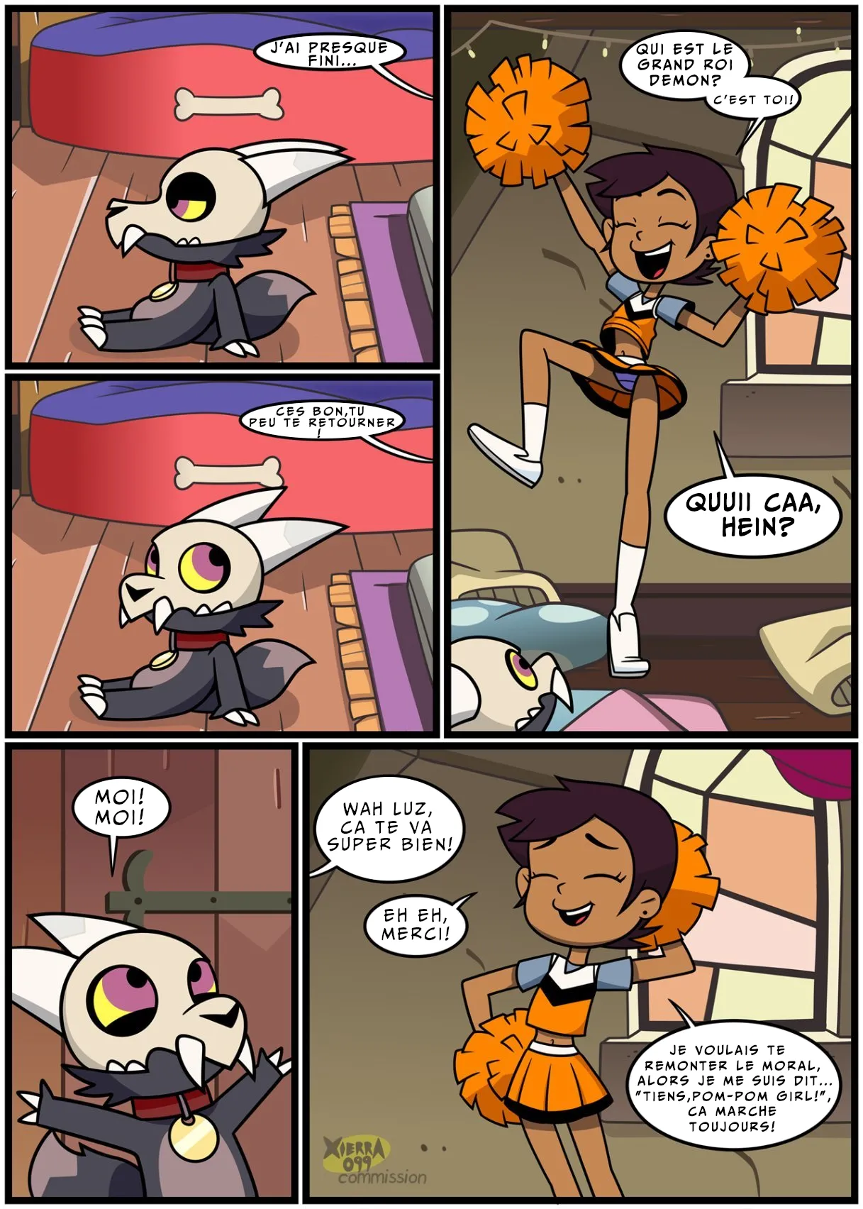 The Owl house - After Dark: King's Cheer up/Dress up party page 3 full