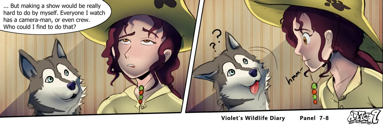 Violets Wildlife Diary CH 1-7 page 2 full