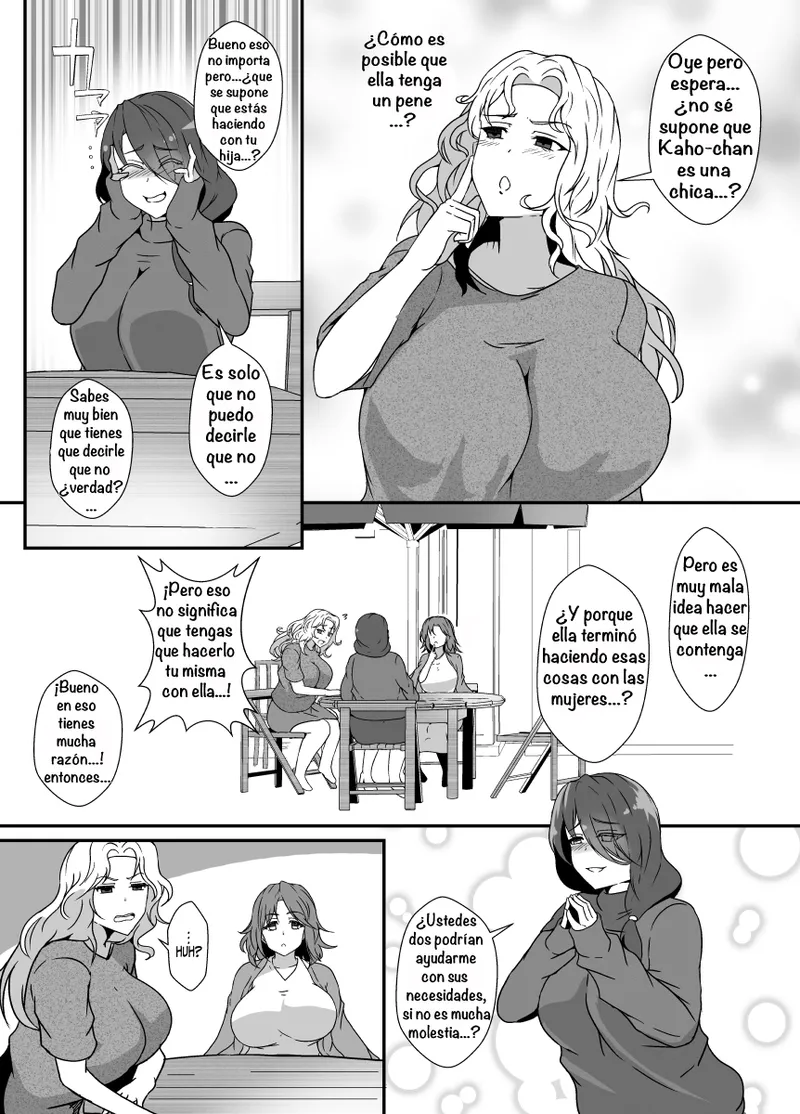 Musume ga Futanari Zetsurin nanode Mamatomo ni Seishori o Tetsudatte Morau ︱ My Daughter Is An Insatiable Dickchick, So I Asked My Fellow Mother Friends For Some Help page 3 full