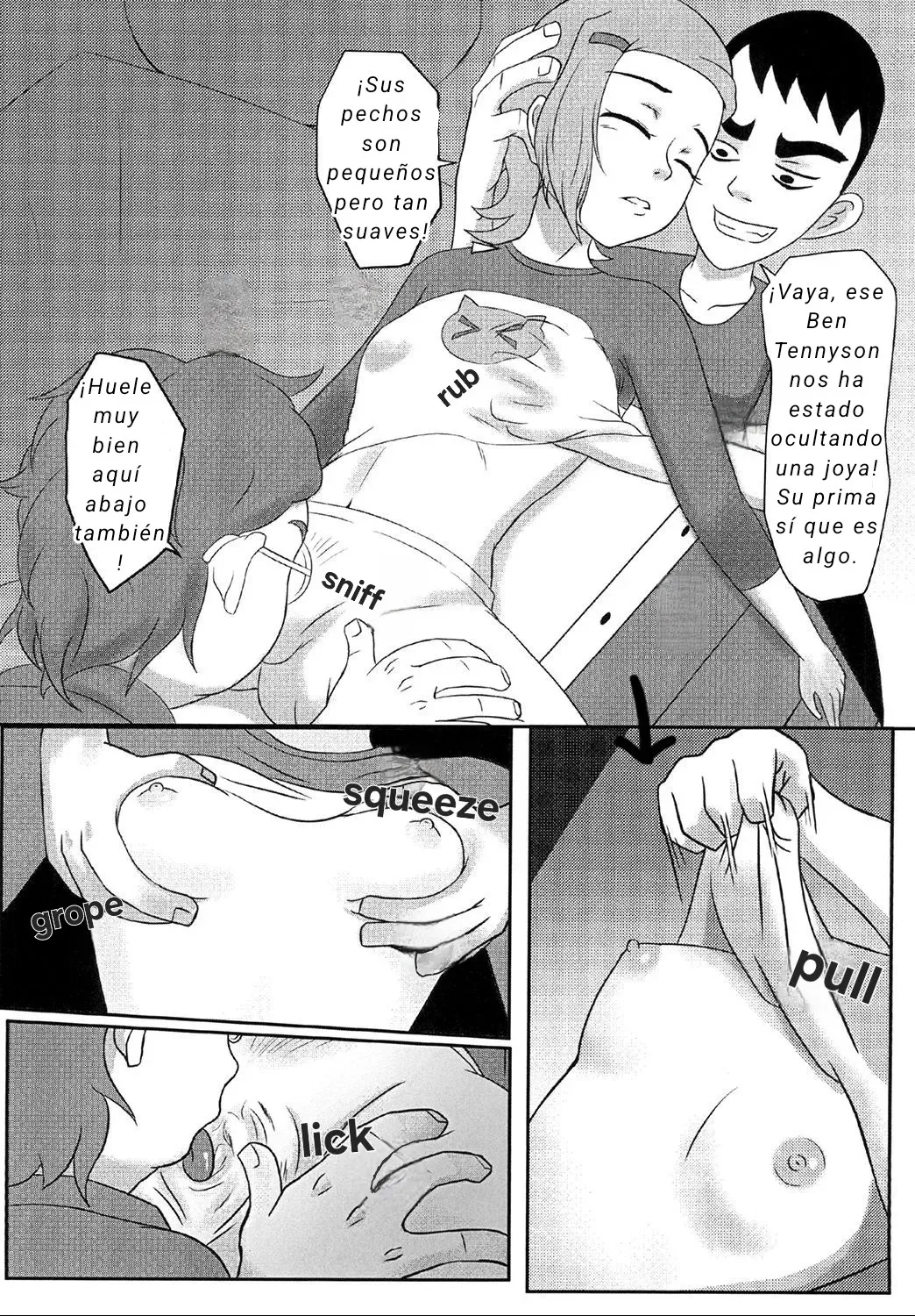 BEN 10 - Gwen LOVE - Rosa Desplumada page 5 full