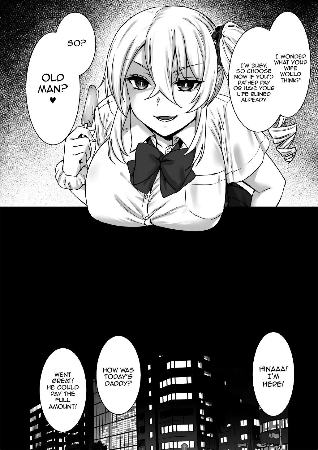 Rental Tanetsuke Oji-san 4 ~Papakatsu o Akuyou suru Namaiki Gal ni Oshioki Rinkan Party~ | Rental Breeding Old Men 4 ~Gang Banging A Gal As Punishment For Blackmailing Through Sugar Daddy Services~ page 6 full