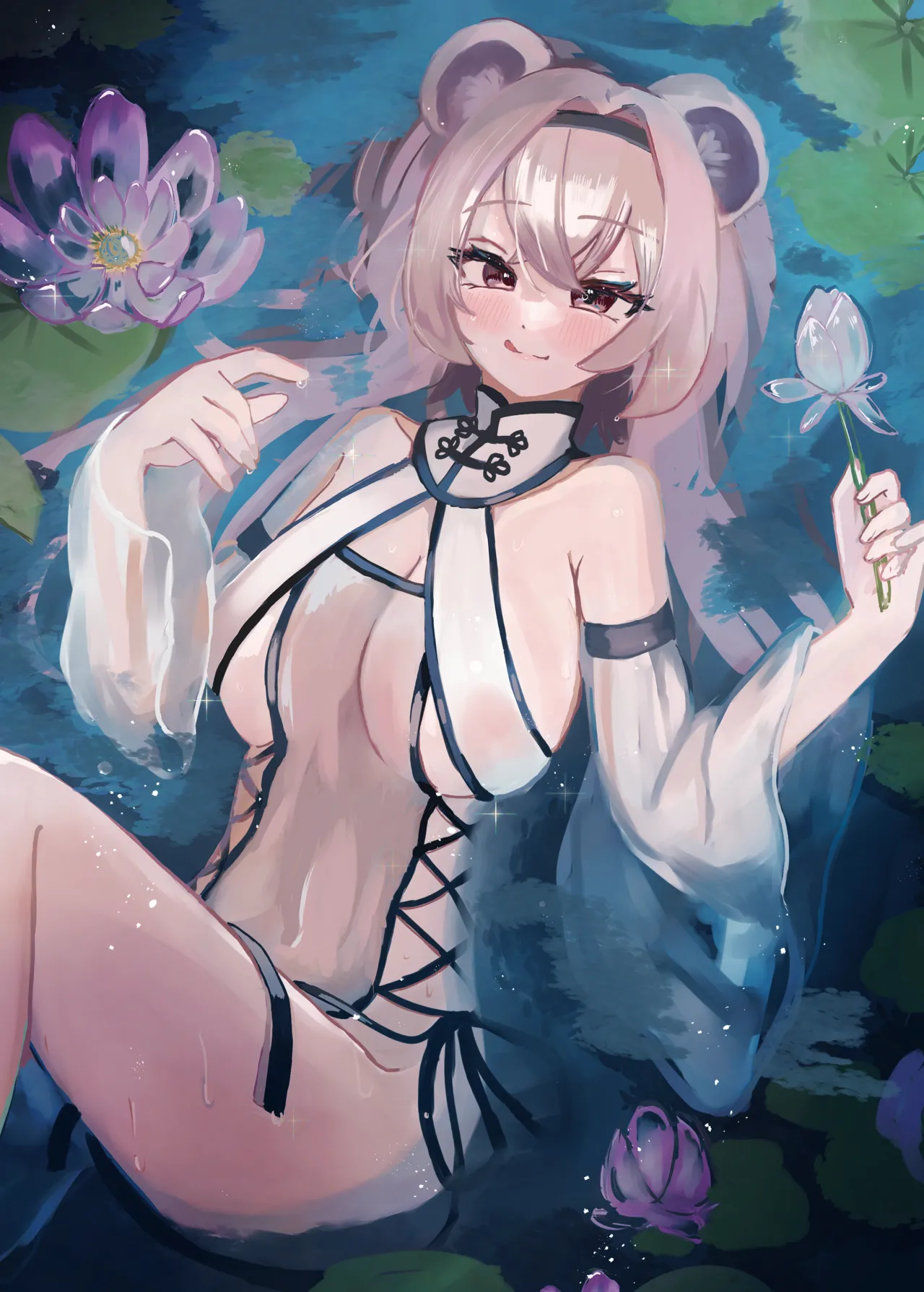 Arknights See-Through China Dress Club Goudou page 8 full