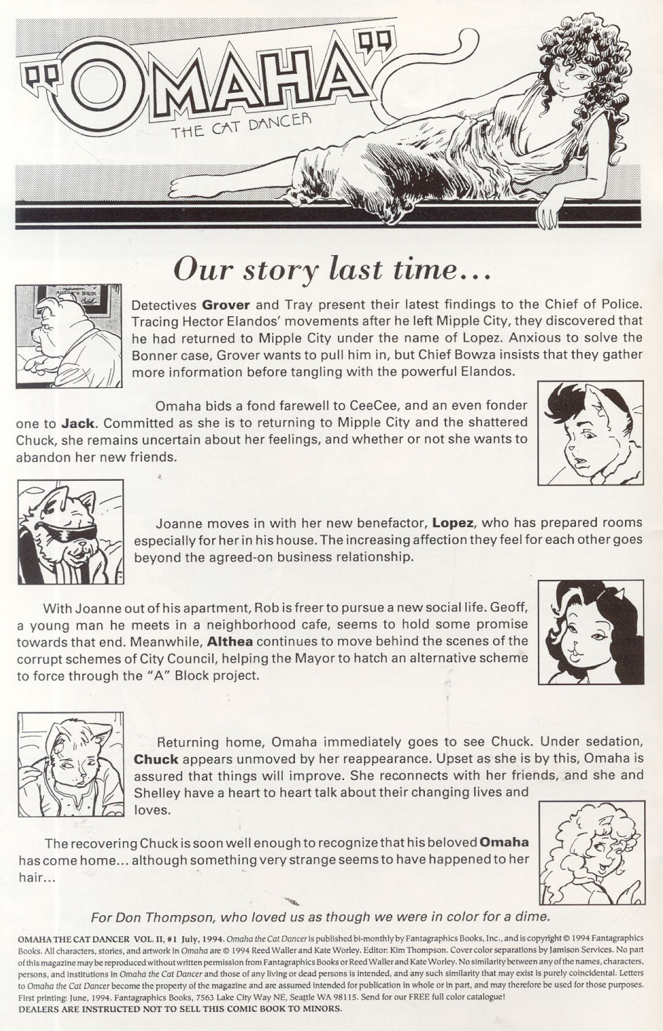 Omaha Fantagraphics #1 page 2 full