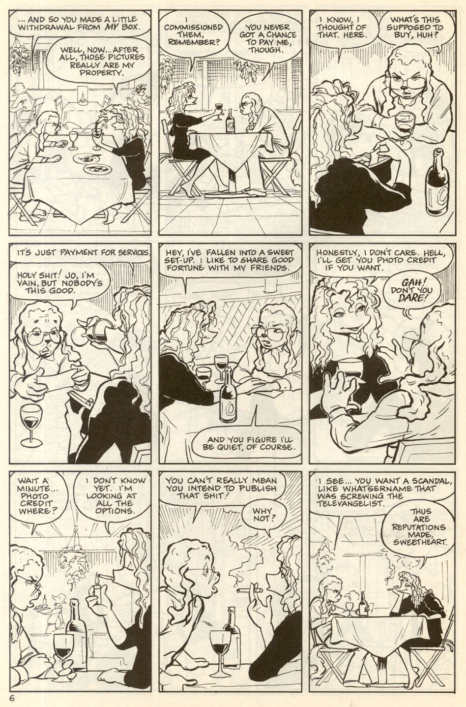 Omaha Fantagraphics #1 page 8 full