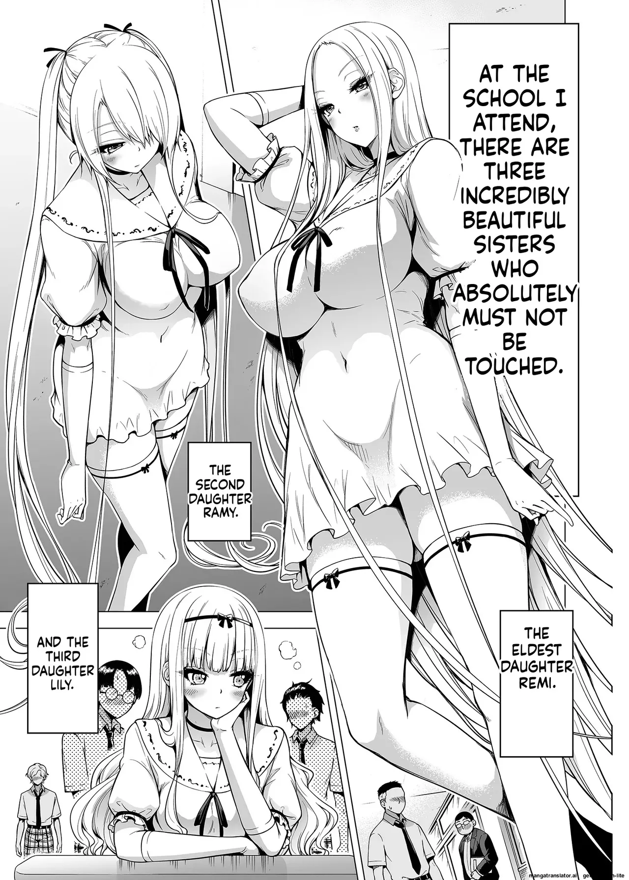 Hands-On Draining with Three Succubus Sisters 1 page 1 full