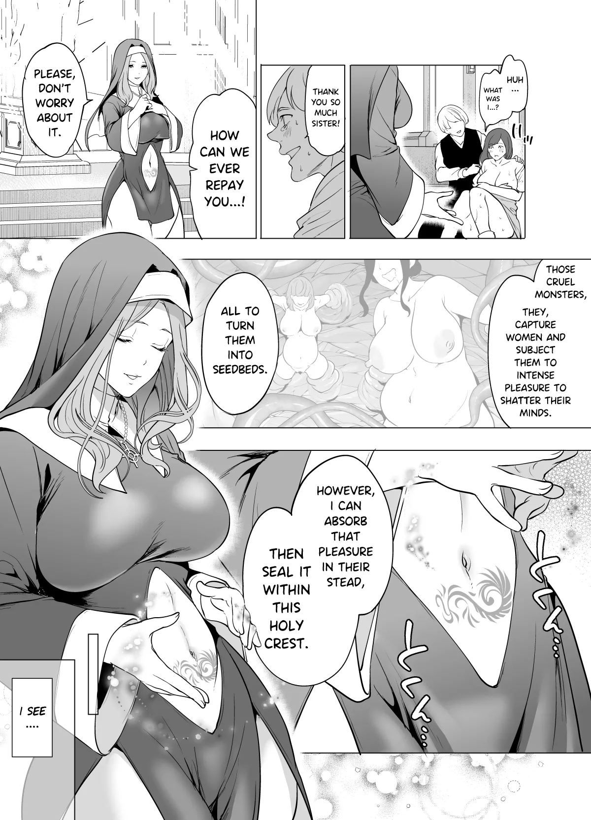 Defeated by Tentacles - The Holy Maiden's Tragic End page 4 full