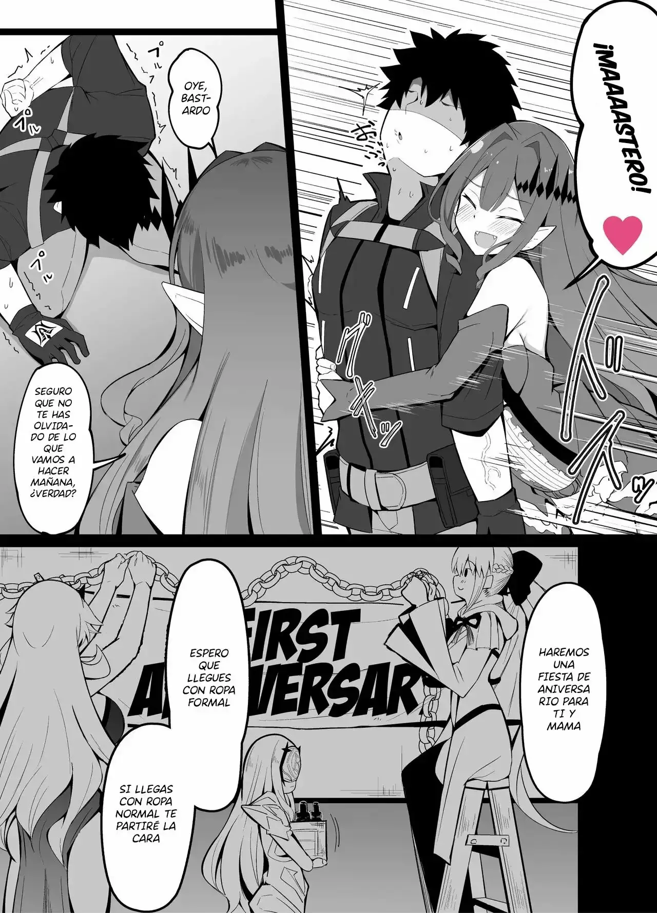 Master no Furete wa Ikenai Bubun o Ijitte shimau Baobhan Sith｜Baobhan sith se entromete en la privacidad de su amo page 1 full