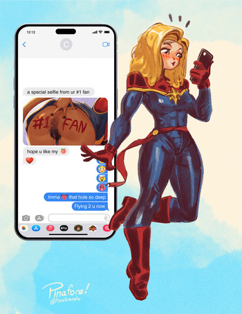 Ms. Marvel x Captain Marvel cover