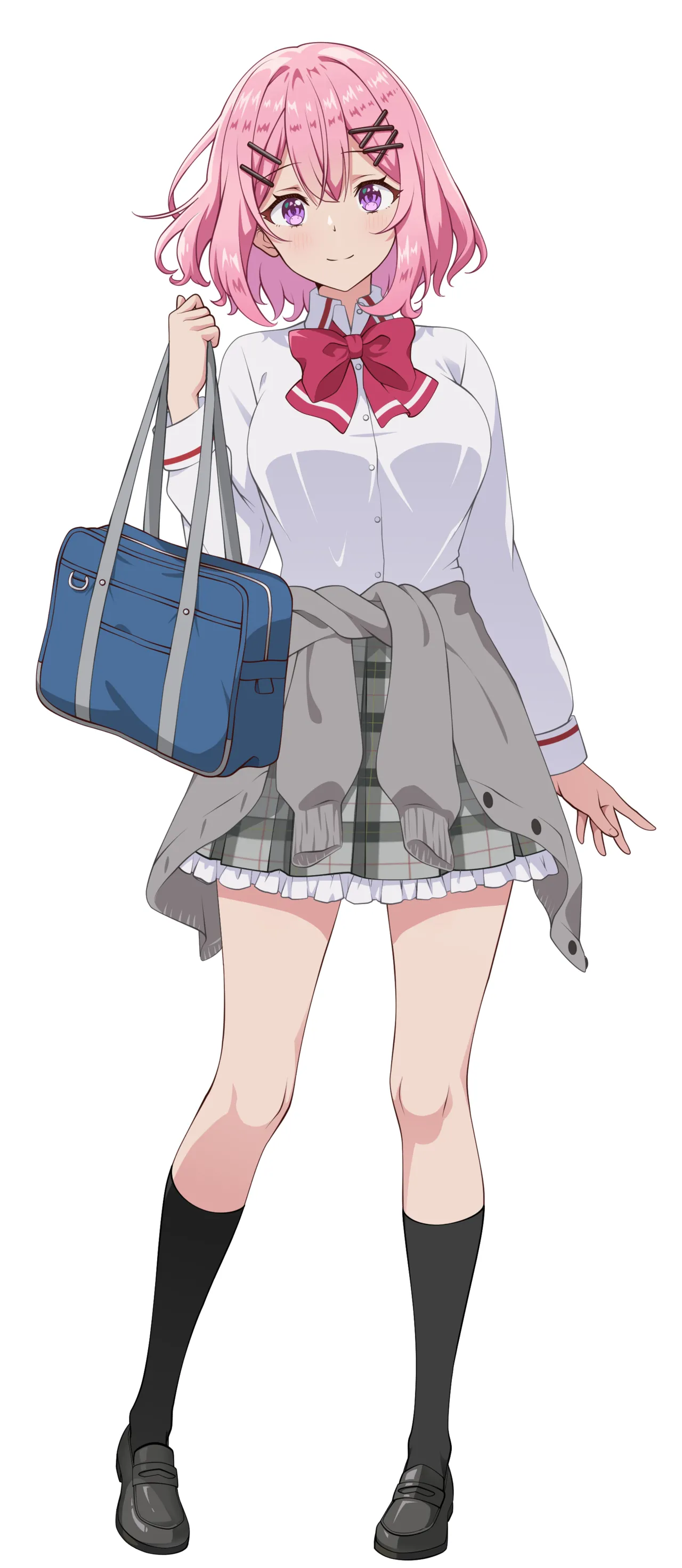 It looks like a character design sketch for Amaori Renako. page 1 full