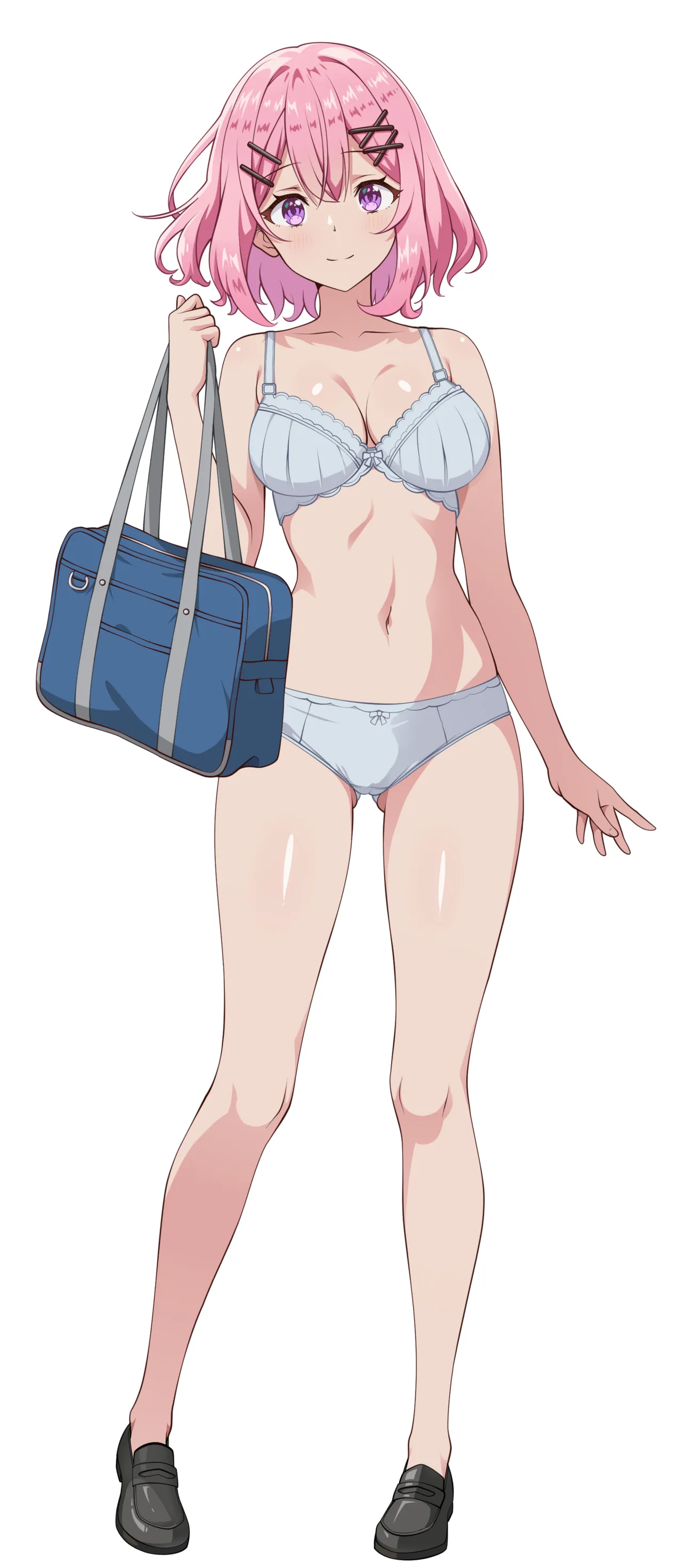 It looks like a character design sketch for Amaori Renako. page 4 full