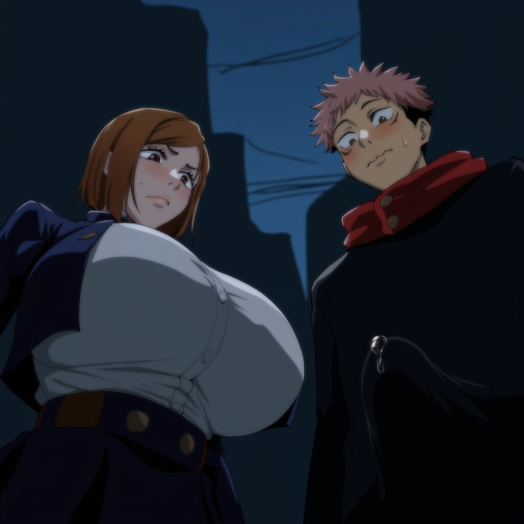 Kugisaki Nobara ＆ Yuuji Itadori【AI Generated】 page 3 full