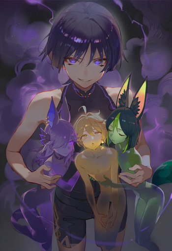 pixiv pp 原神男同 cover