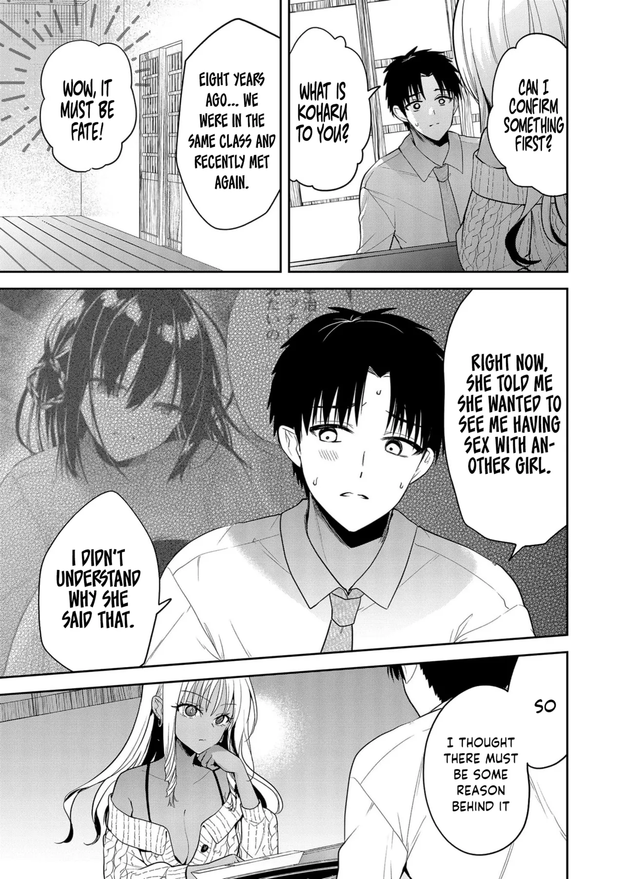 Kimi no Mae de Kimi Igai o Daku Ch. 4 | Having Sex with Someone Else in Front of You 04 page 4 full