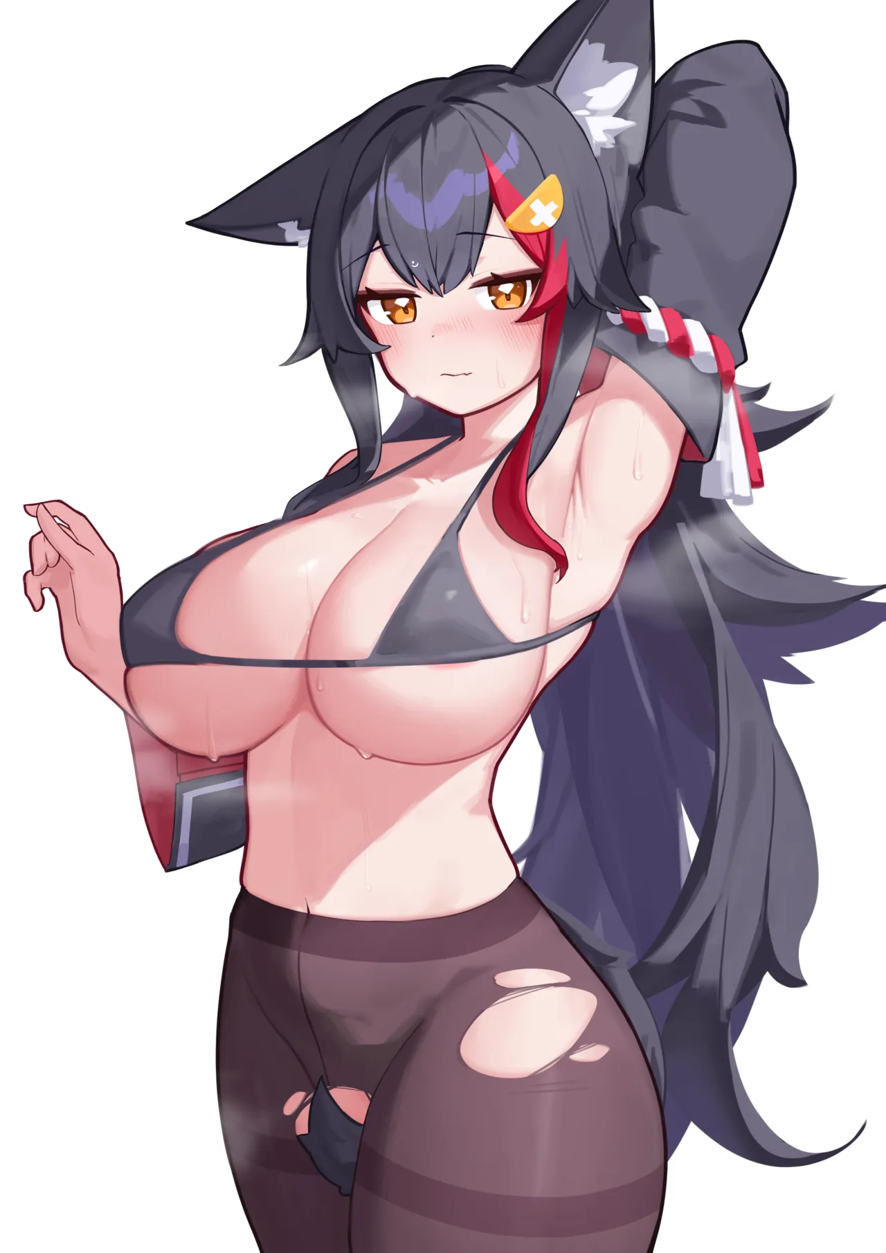 MOシャ脇+ストッキング page 5 full