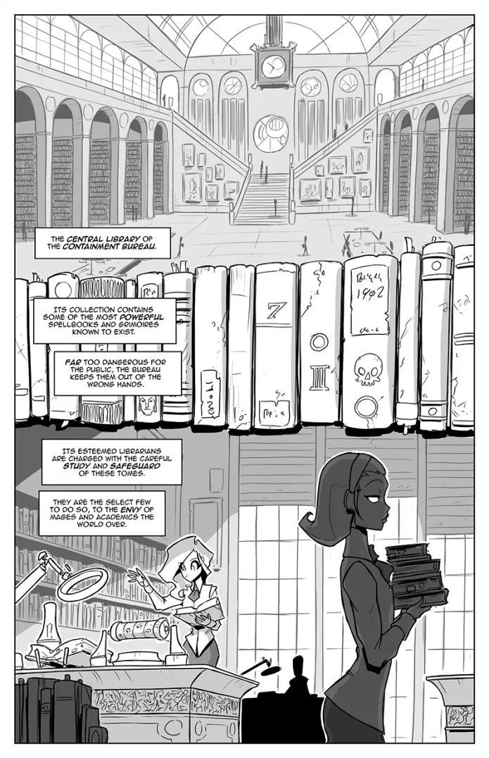 Library Scary page 1 full