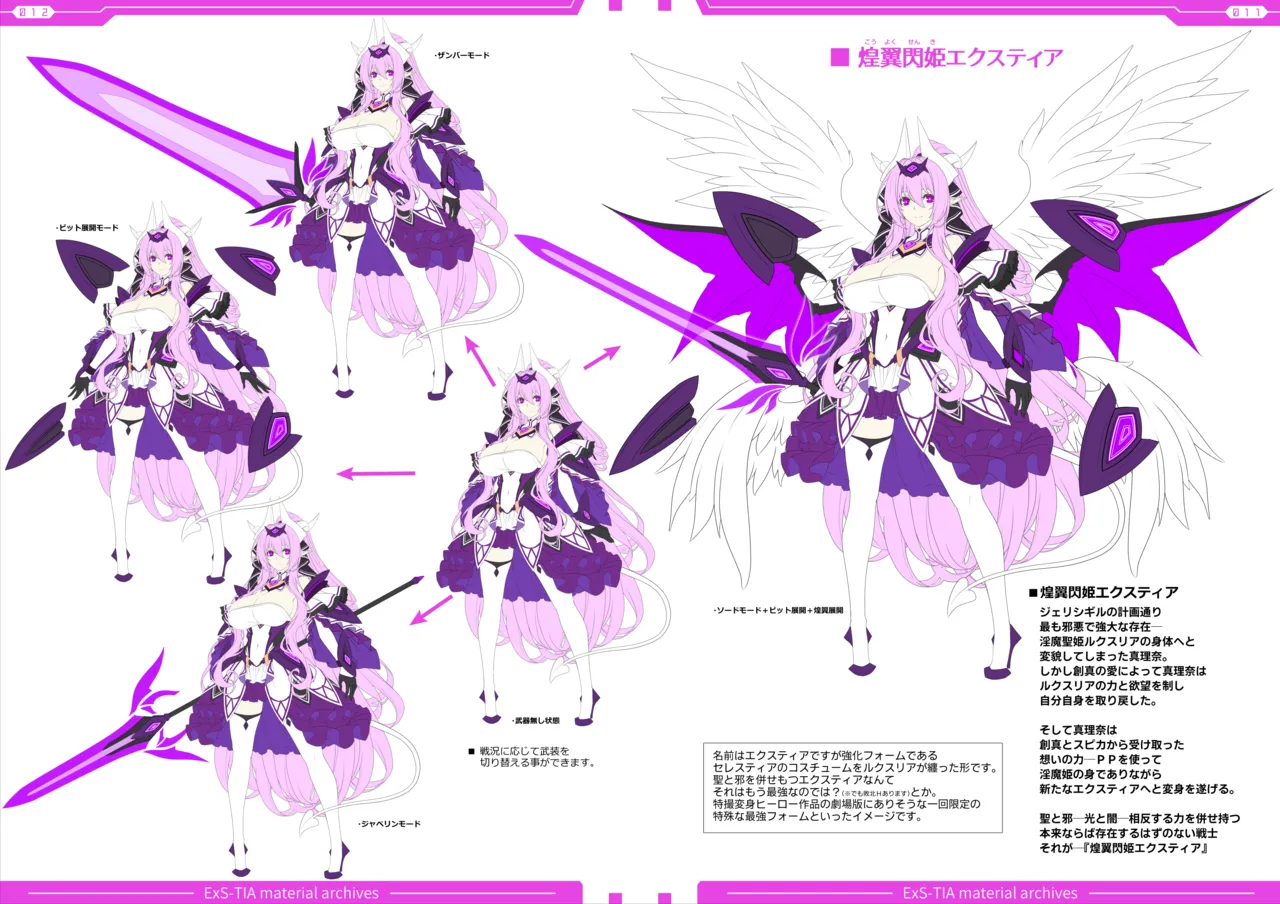 Kouyoku Senki ExS-Tia Marina＆10th Box Design Works page 8 full