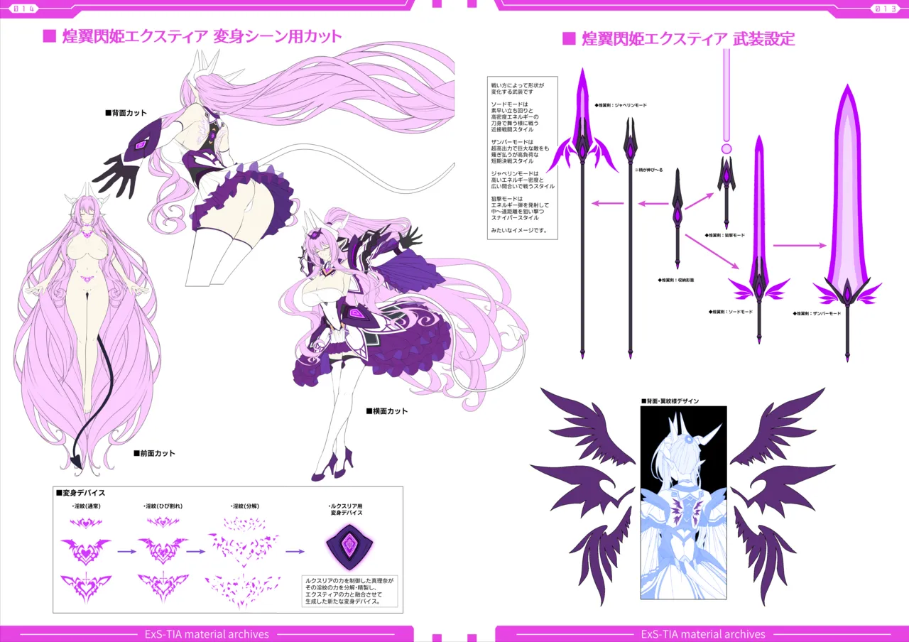 Kouyoku Senki ExS-Tia Marina＆10th Box Design Works page 9 full