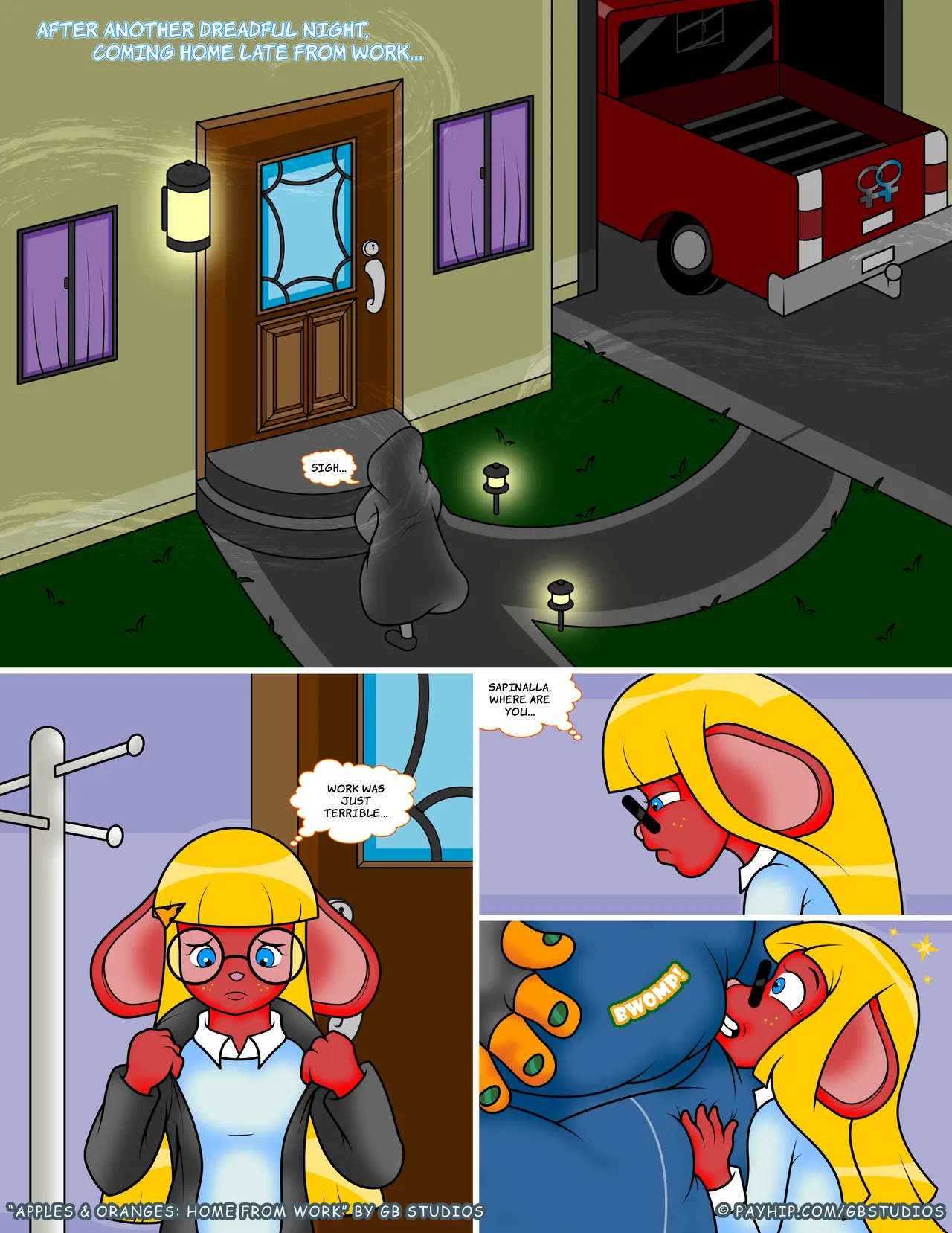Apples &amp; Oranges #1: Home From Work page 3 full