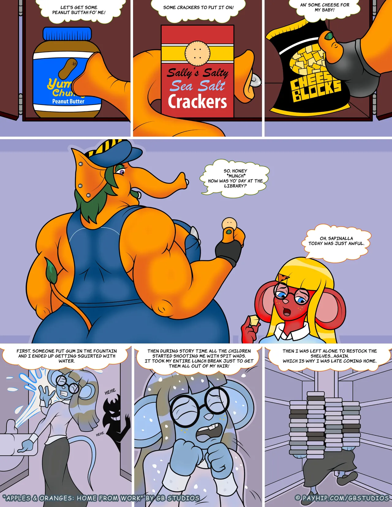 Apples &amp; Oranges #1: Home From Work page 5 full