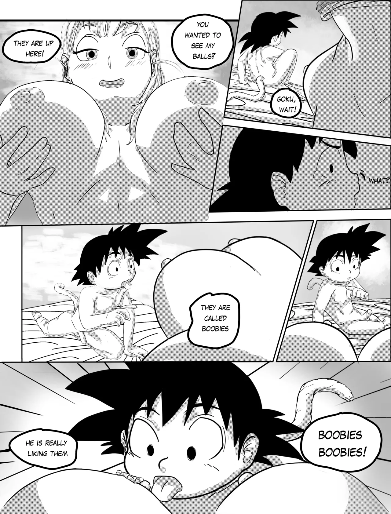 Straight Shota time goku X bulma part 1 page 9 full