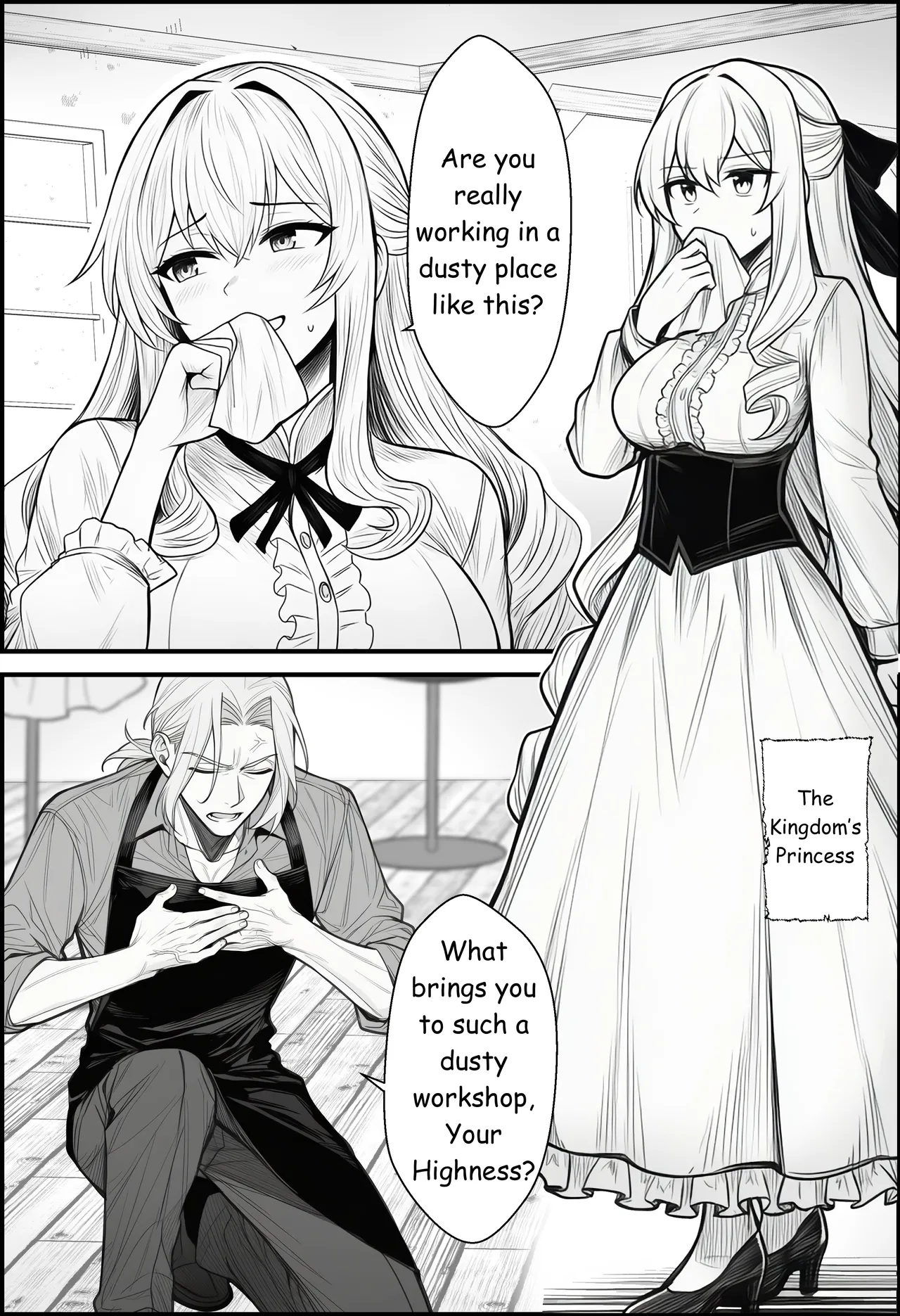 A Story About Teaching a Selfish Princess—Who Rules with Tyranny—a Lesson by Dressing Her in an Invisible Gown page 6 full
