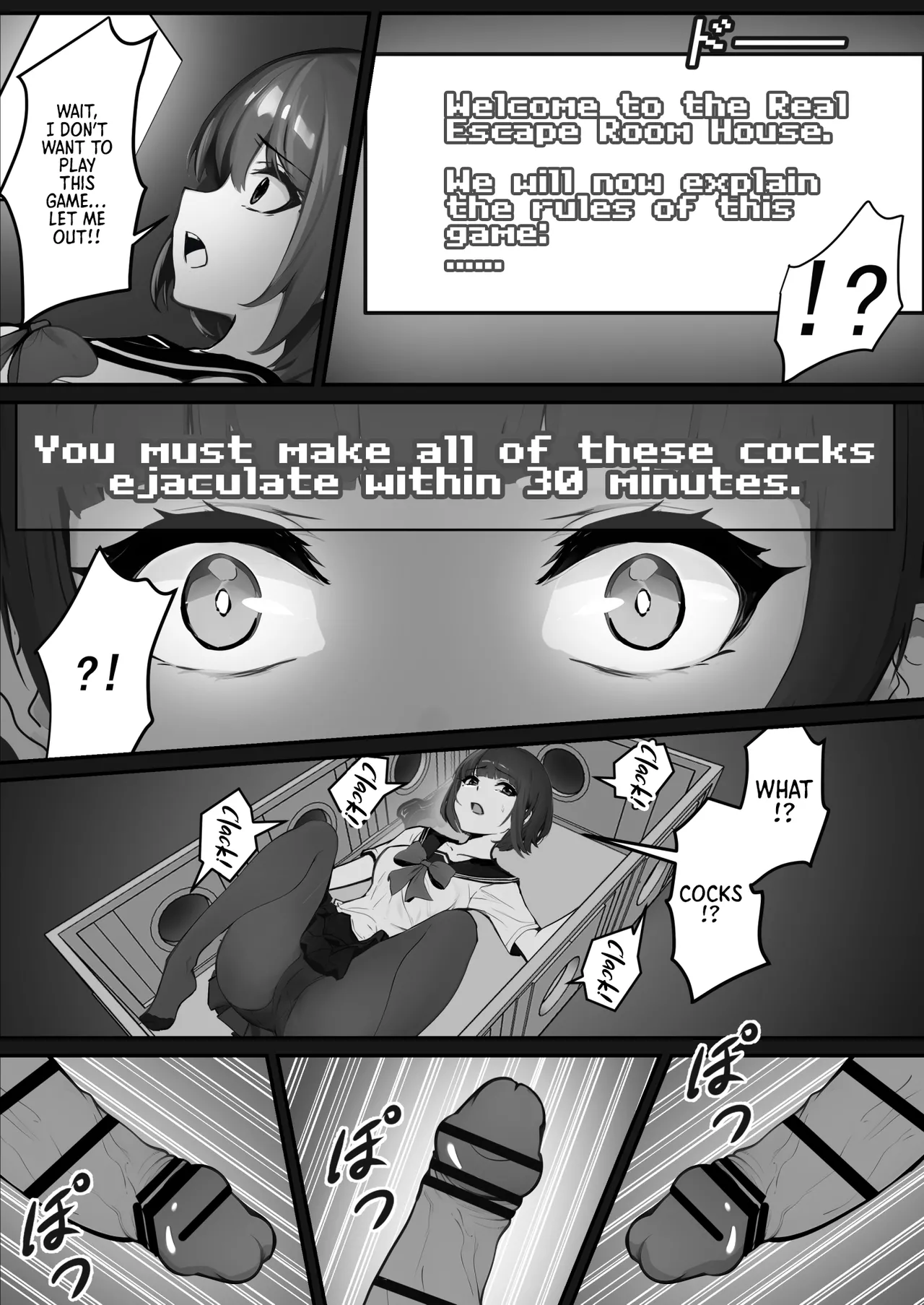 JK Ojou-sama no Real Dasshutsu Game---Chousen Hen | A Real Escape Room with a High School Ojou-sama --- Challenge Edition page 9 full
