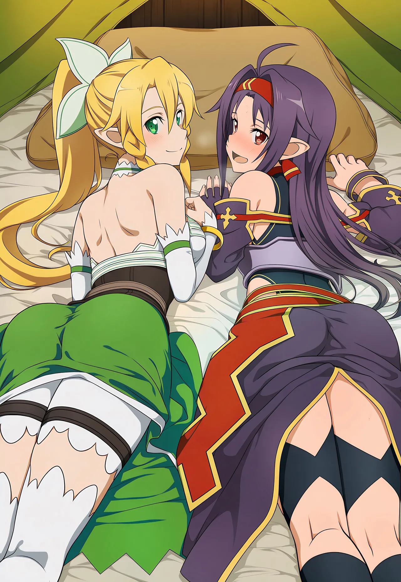 Yuuki Konno x Leafa page 5 full