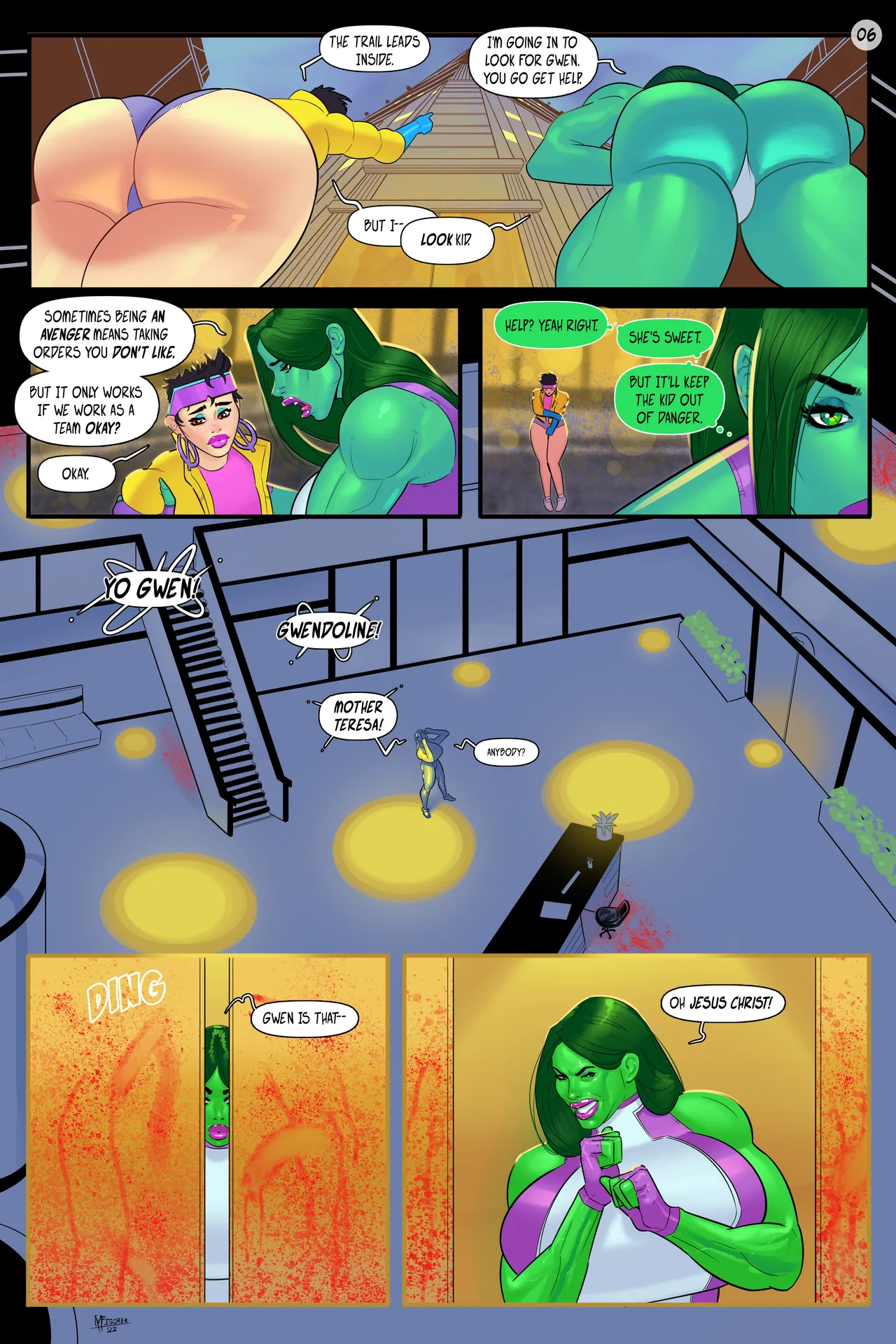 Venom's Kiss: Muscle &amp; Bone #3 page 6 full